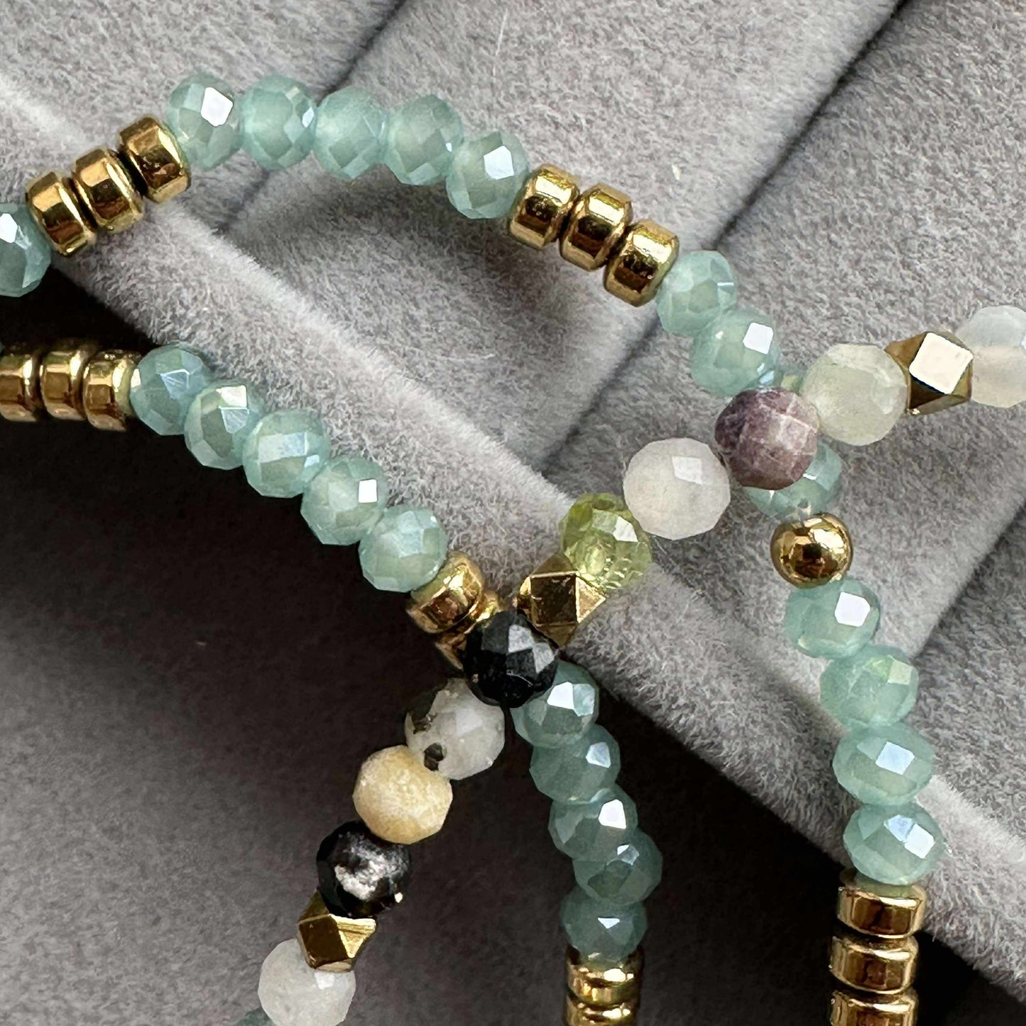 Armbånd Marika Aqua- Sæt med 3 stk