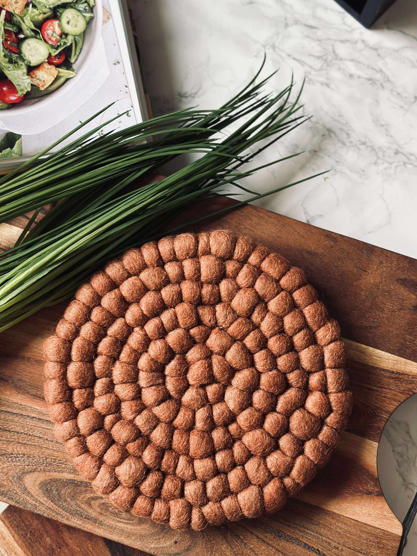 Bordskåner DOTS - Terracotta uld