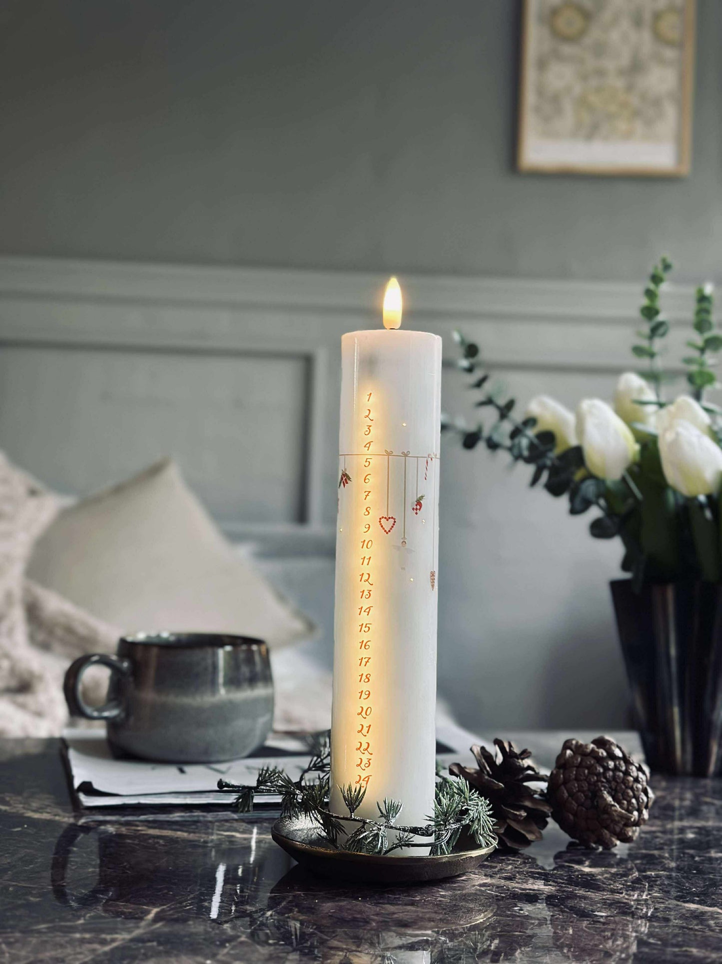 LED Kalenderlys TWINKLE ink fjernbetjening