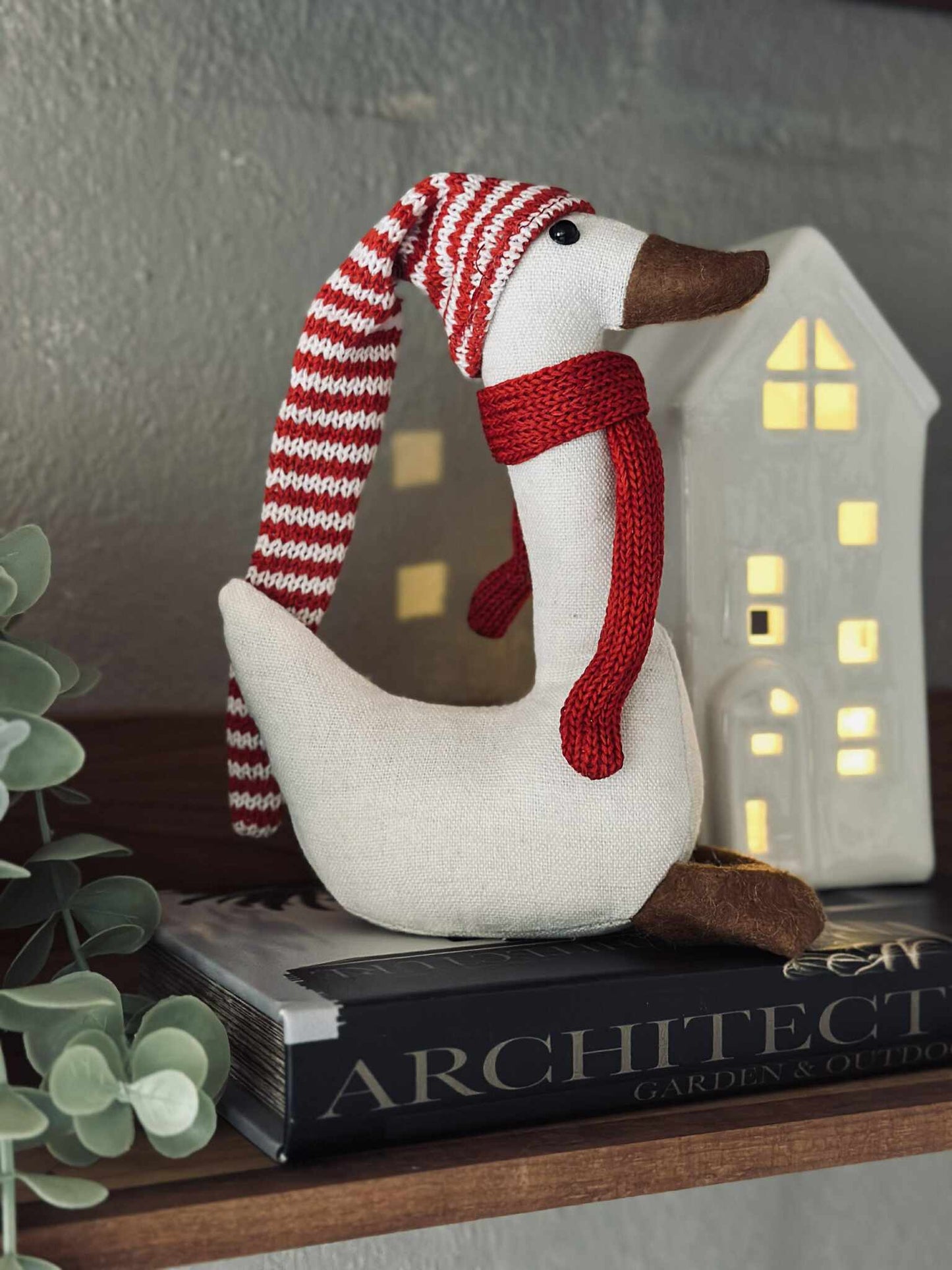 Juleand med rød hue - Mini