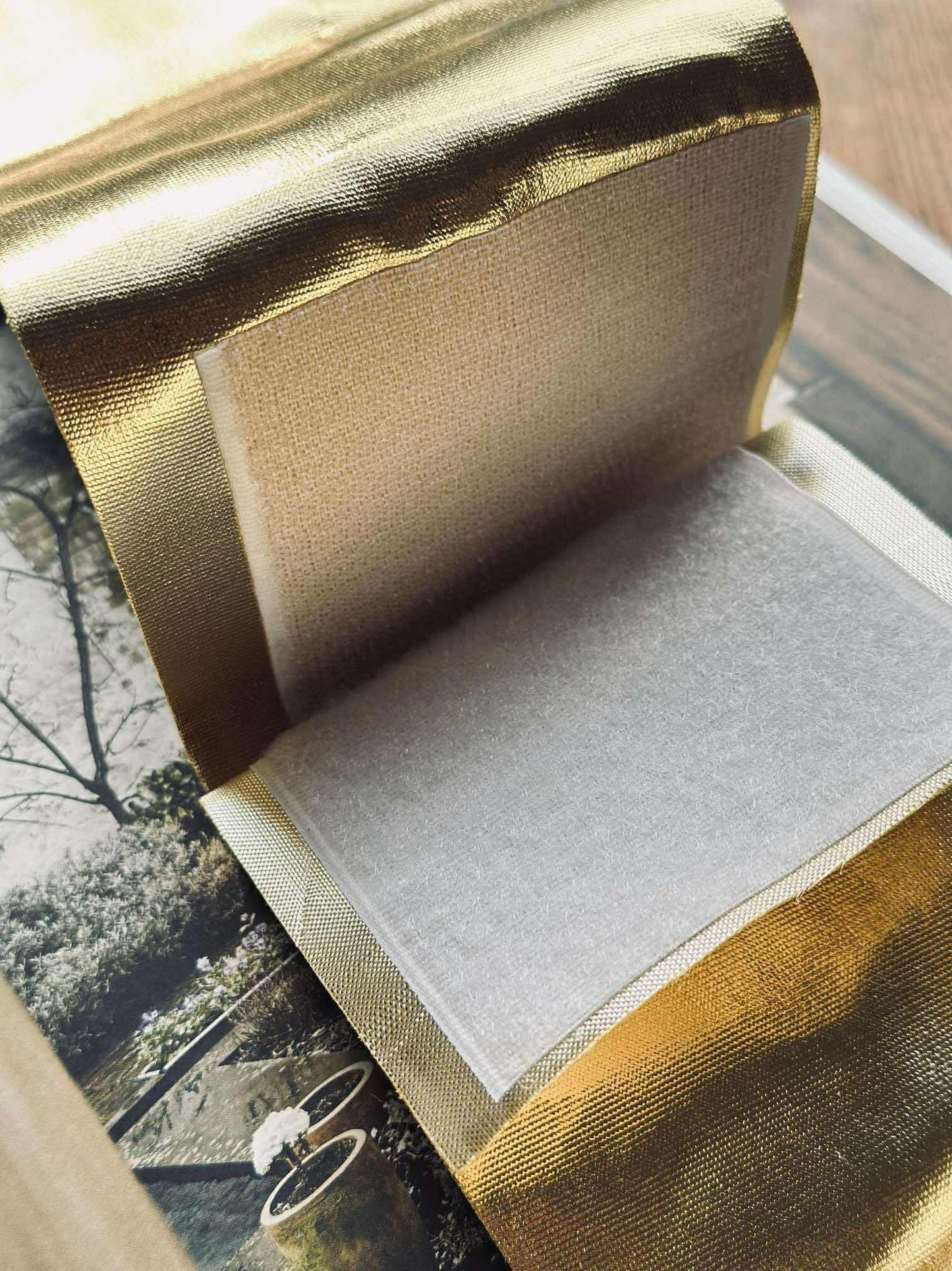 Sløjfe til dør - Guld