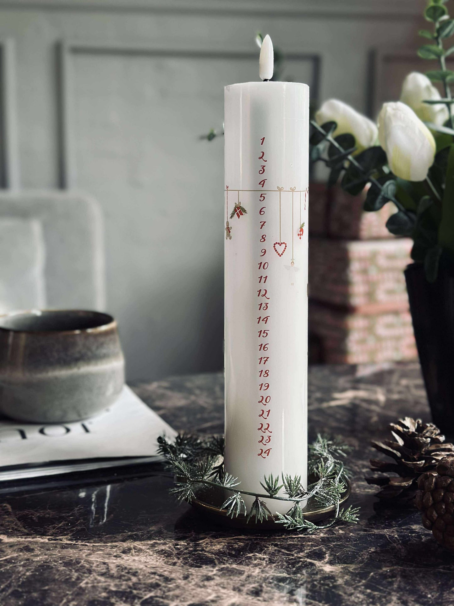 LED Kalenderlys TWINKLE ink fjernbetjening