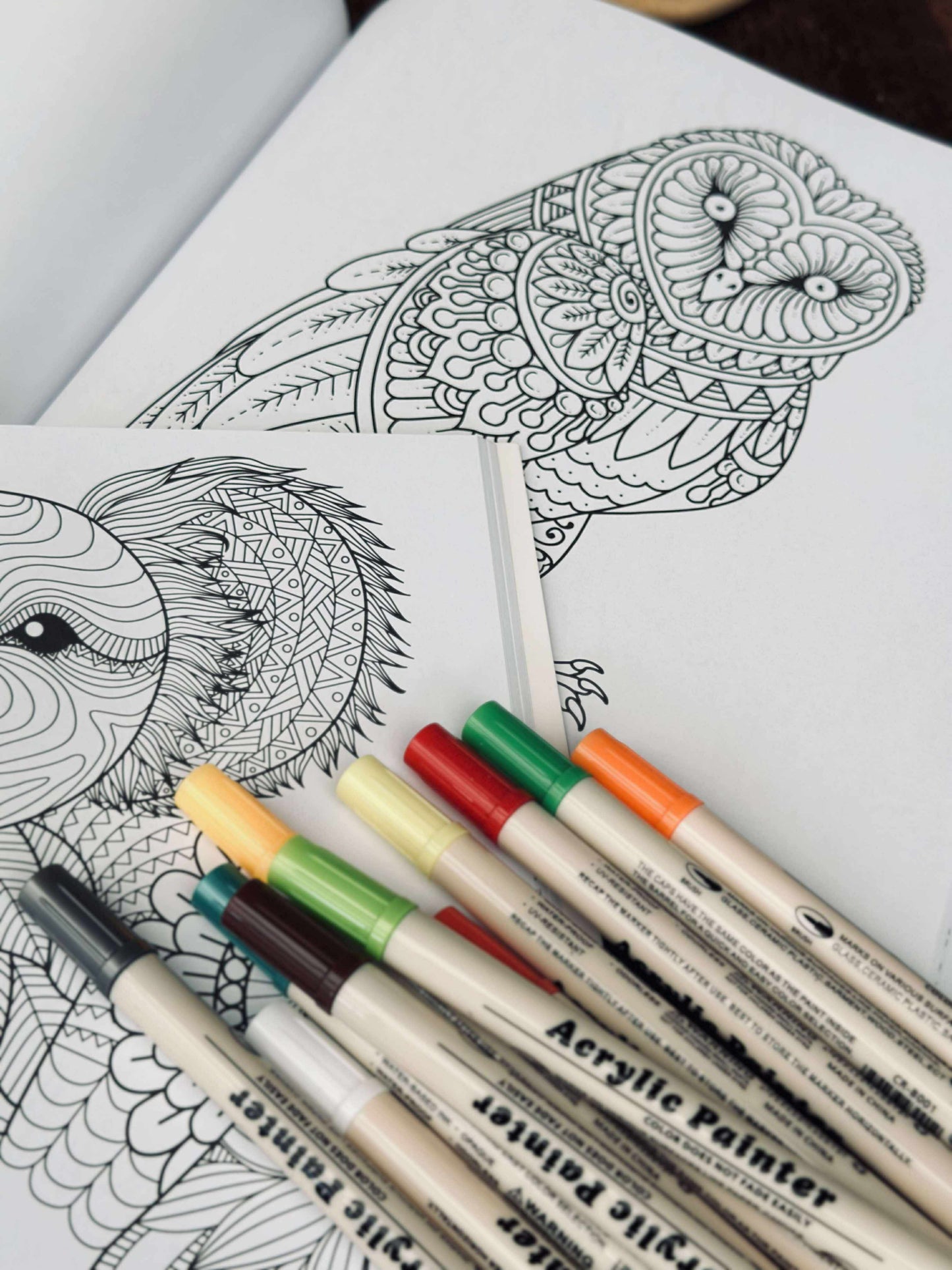 Malebog for voksne - Animal MIX