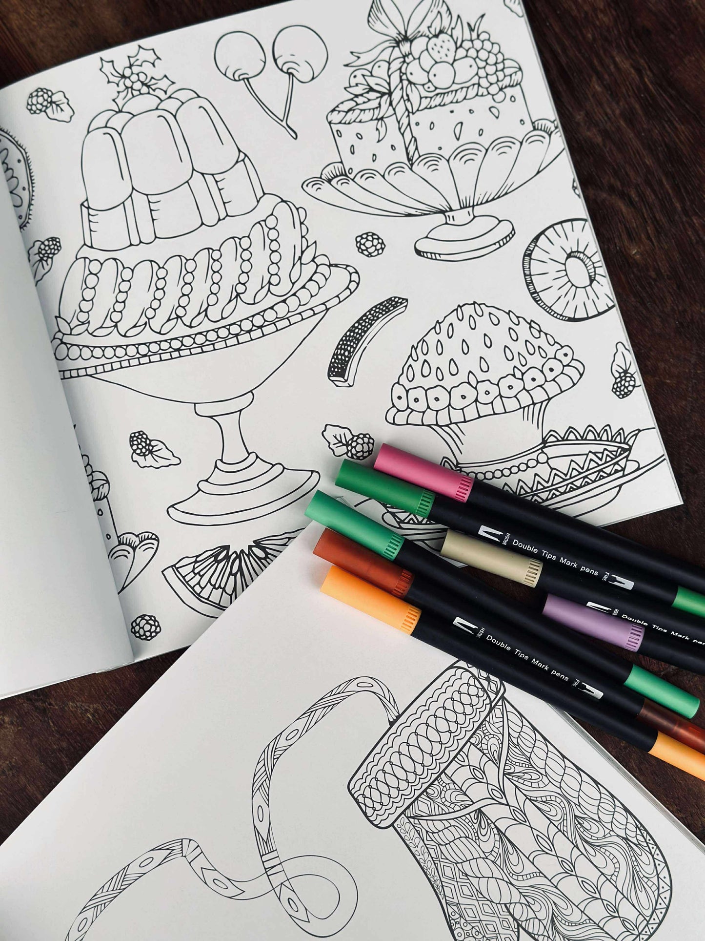 Malebog for voksne - Christmas MIX