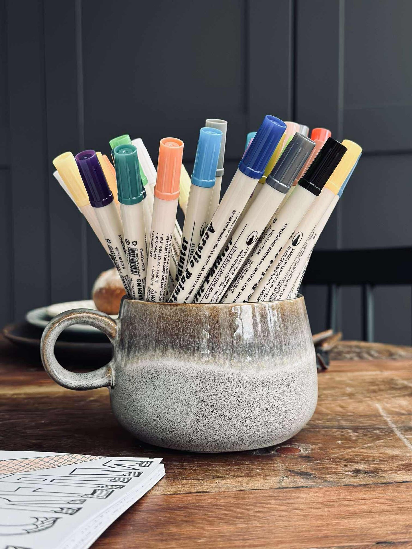 Tusser - Akryl Twinmarkers 36 stk.