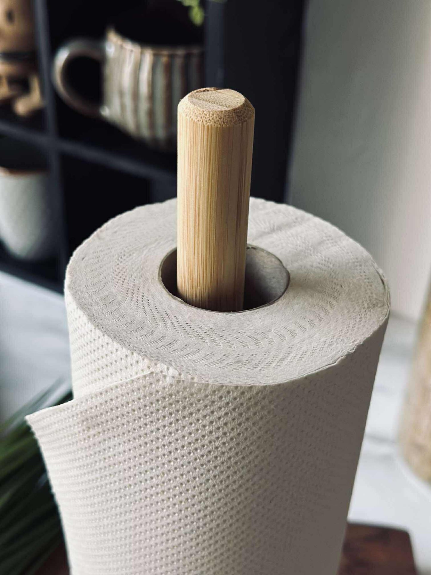 Køkkenrulleholder bambus