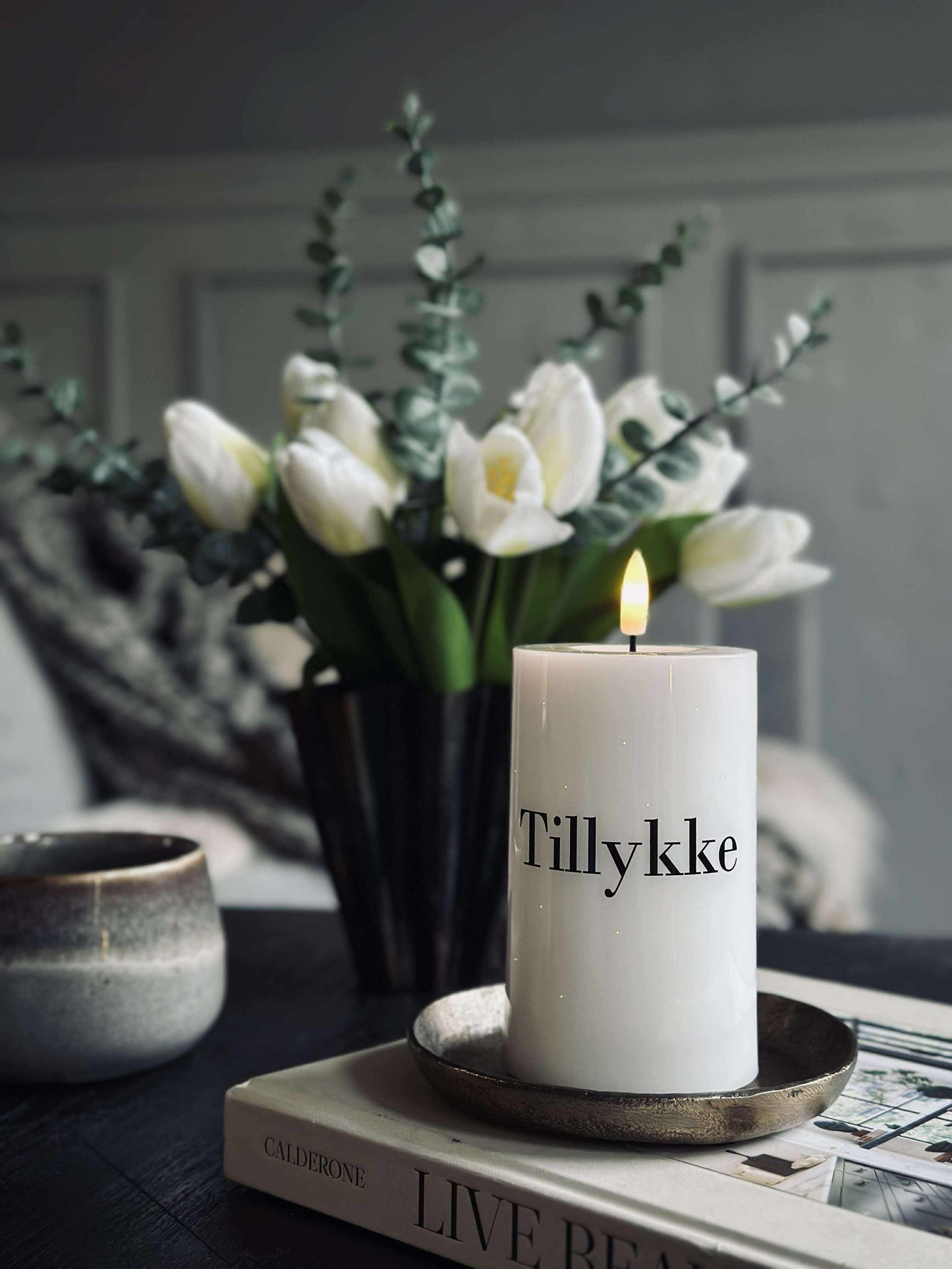 LED Bloklys TWINKLE - Tillykke