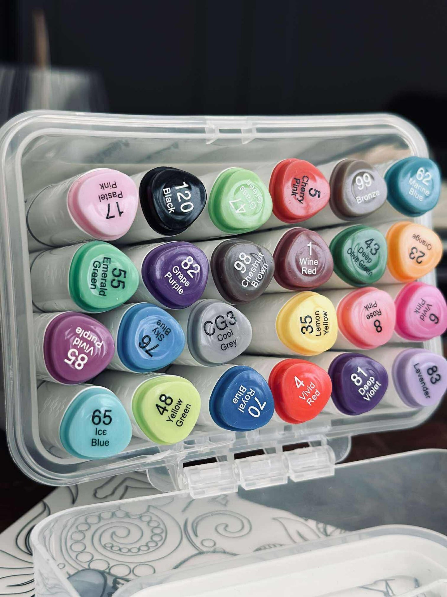 24 dobbelt Tusser - Vandbaserede Twinmarkers