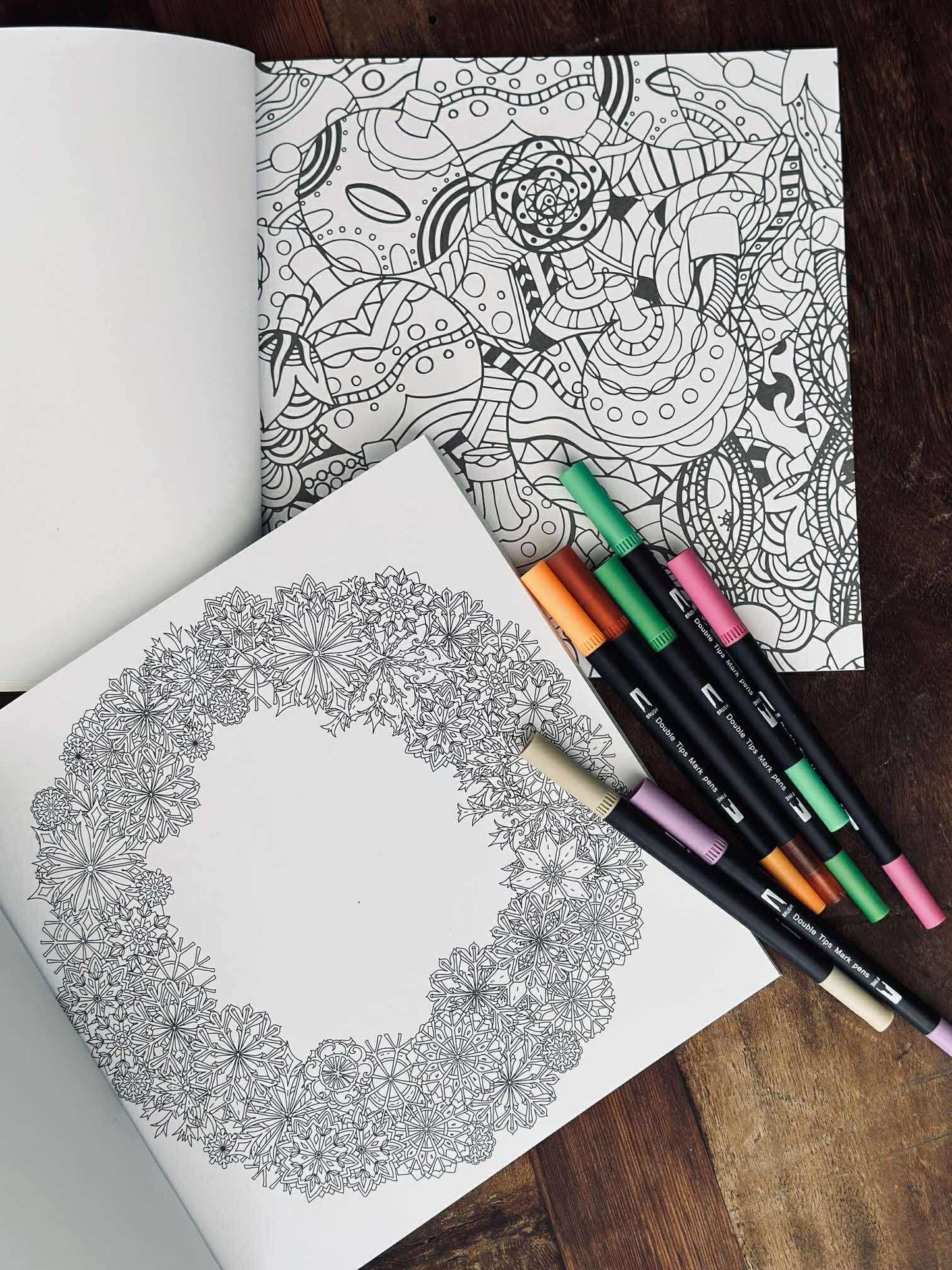 Malebog for voksne - Christmas MIX