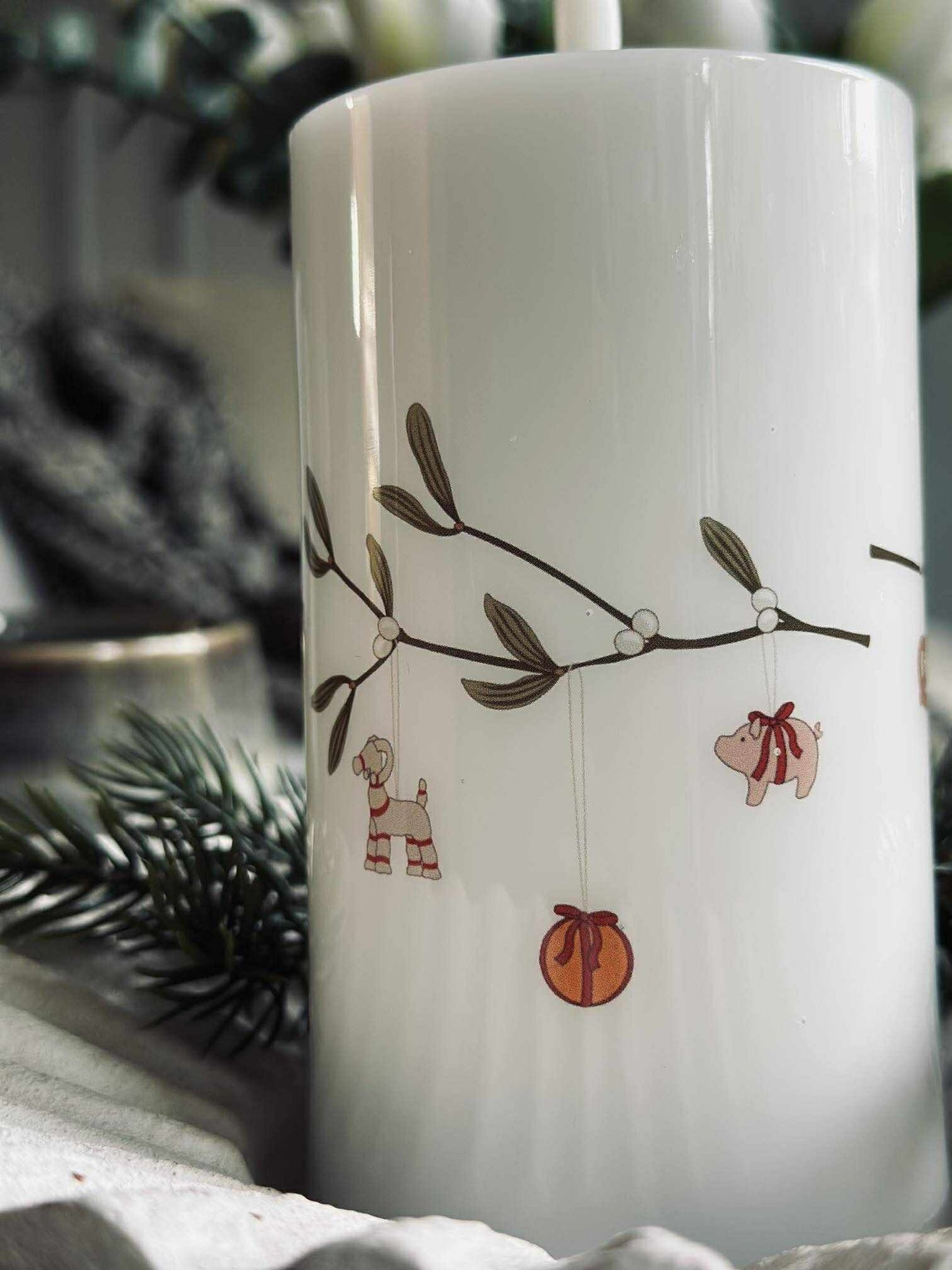 LED Bloklys TWINKLE - Mistelten