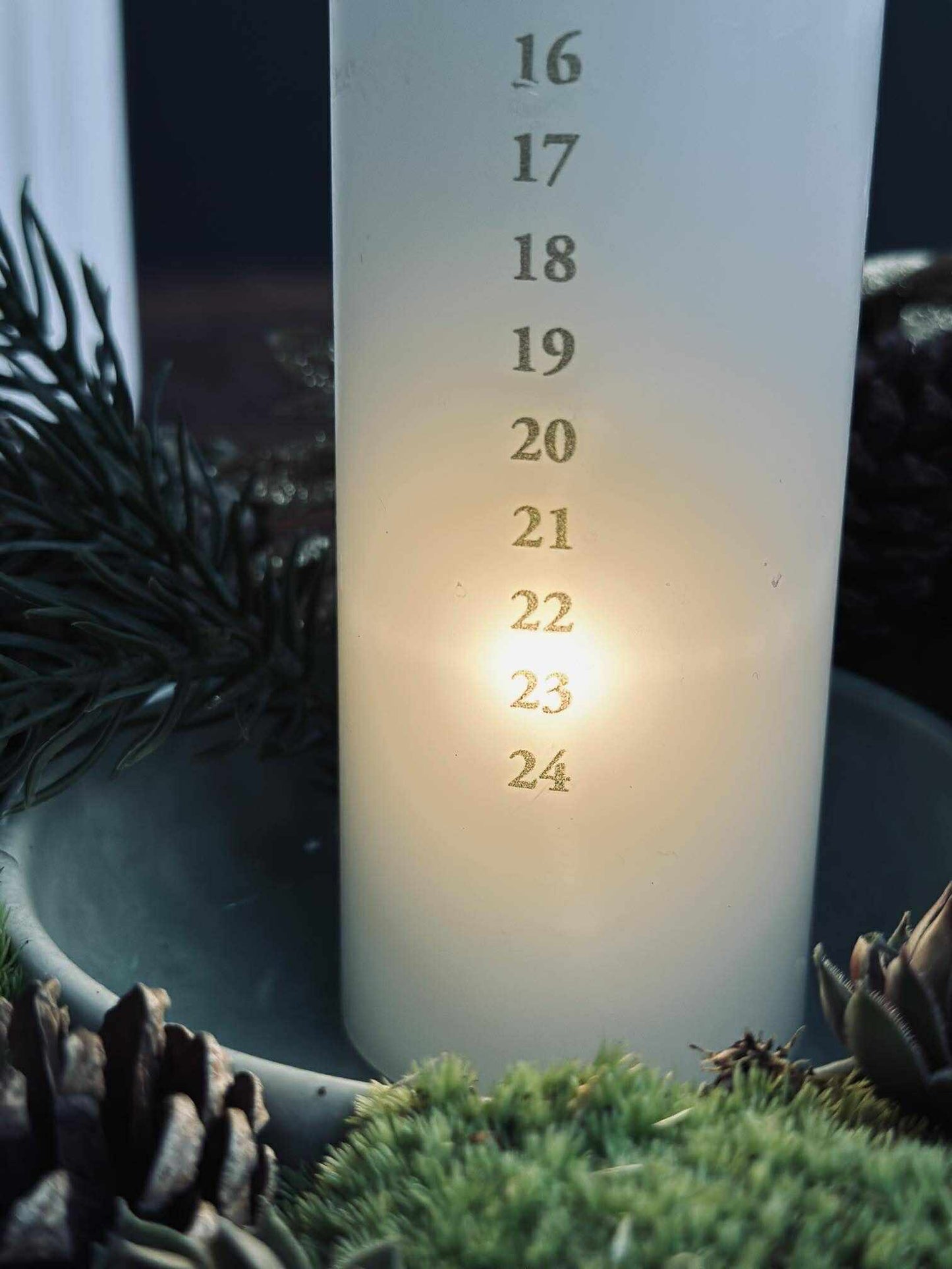 LED Kalenderlys ink fjernbetjening