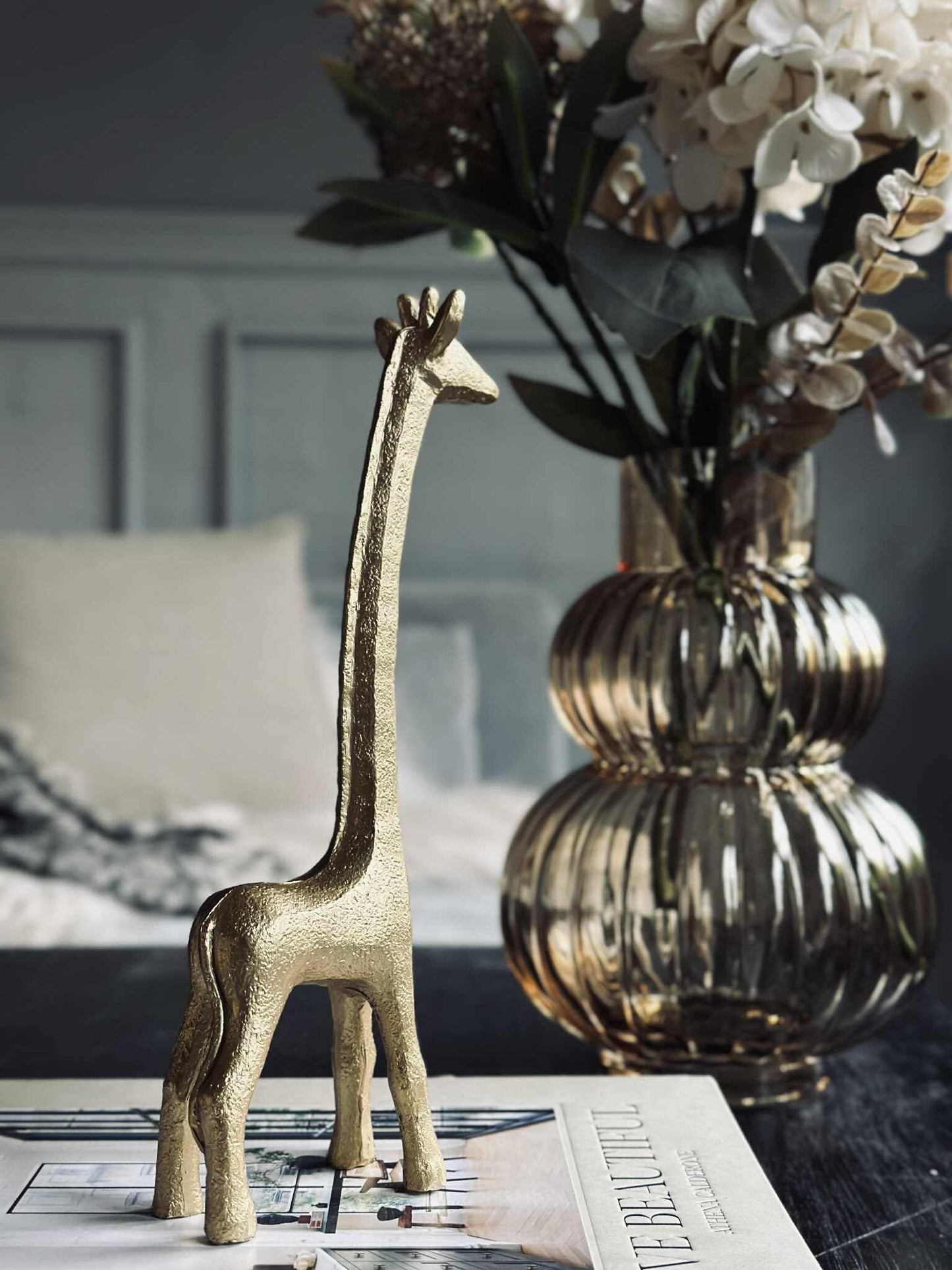Vase Hanna - Gylden