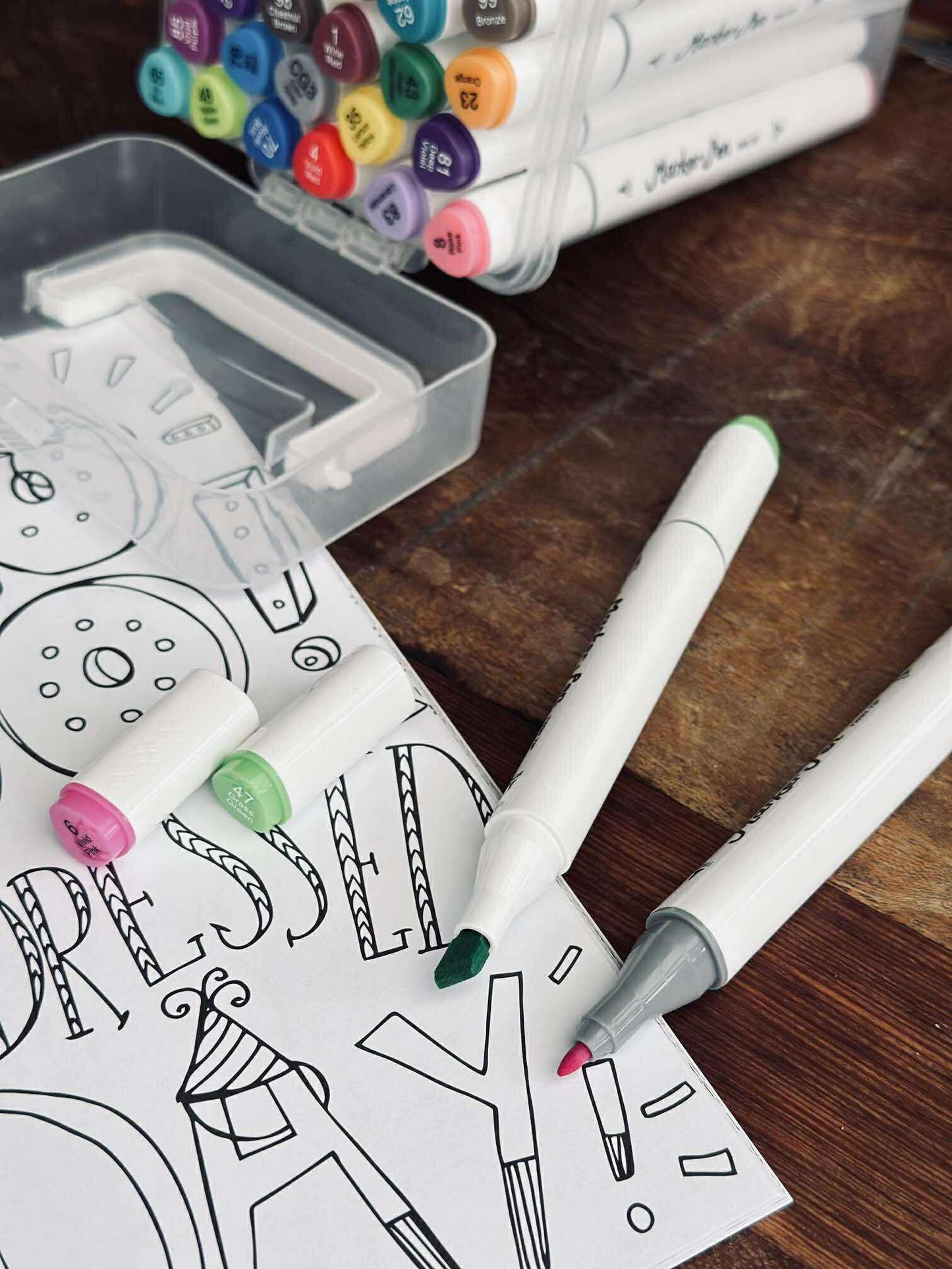 24 dobbelt Tusser - Vandbaserede Twinmarkers