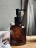 Dispenser med pumpe - Brun glas