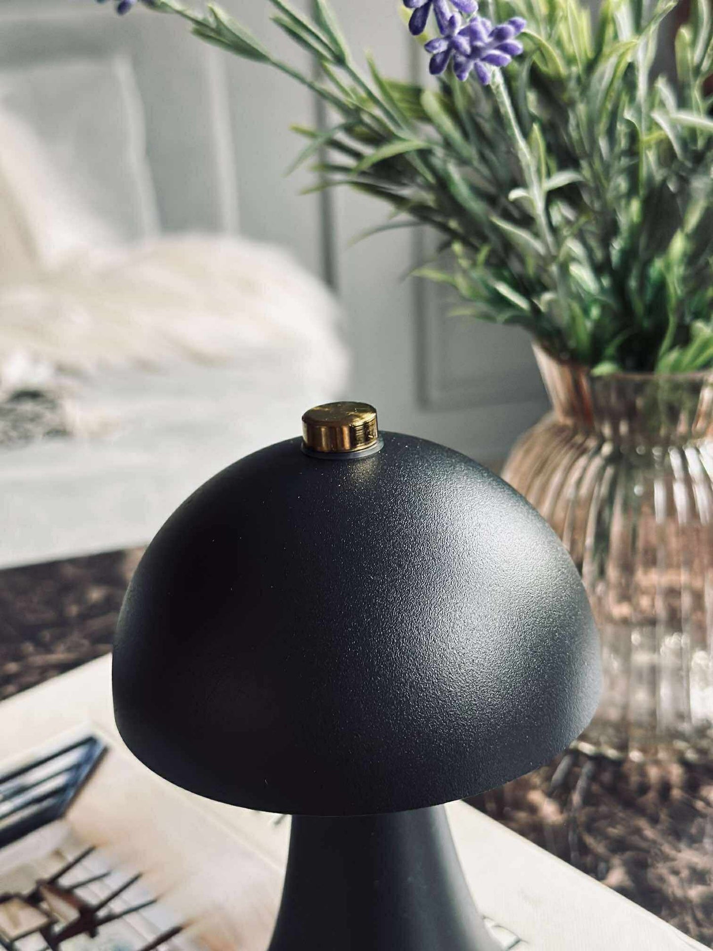 Bordlampe Mini Touch - Sort