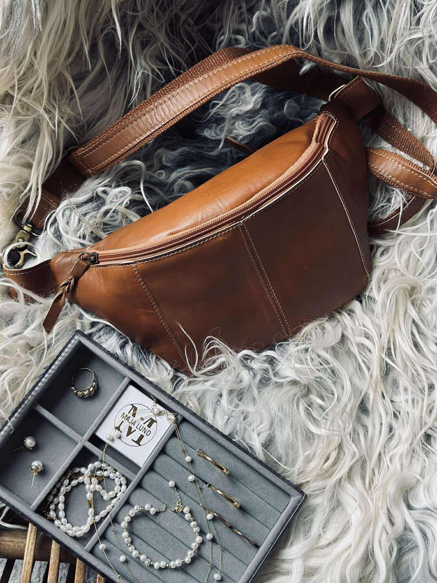Bumbag Anna - Cognac