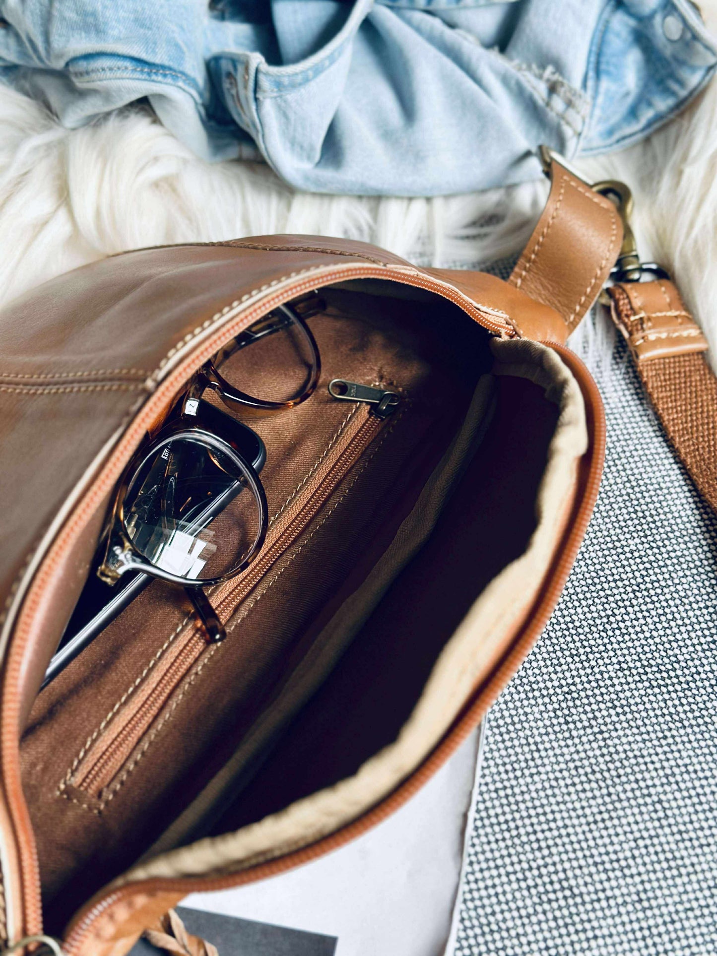 Bumbag Anna - Cognac