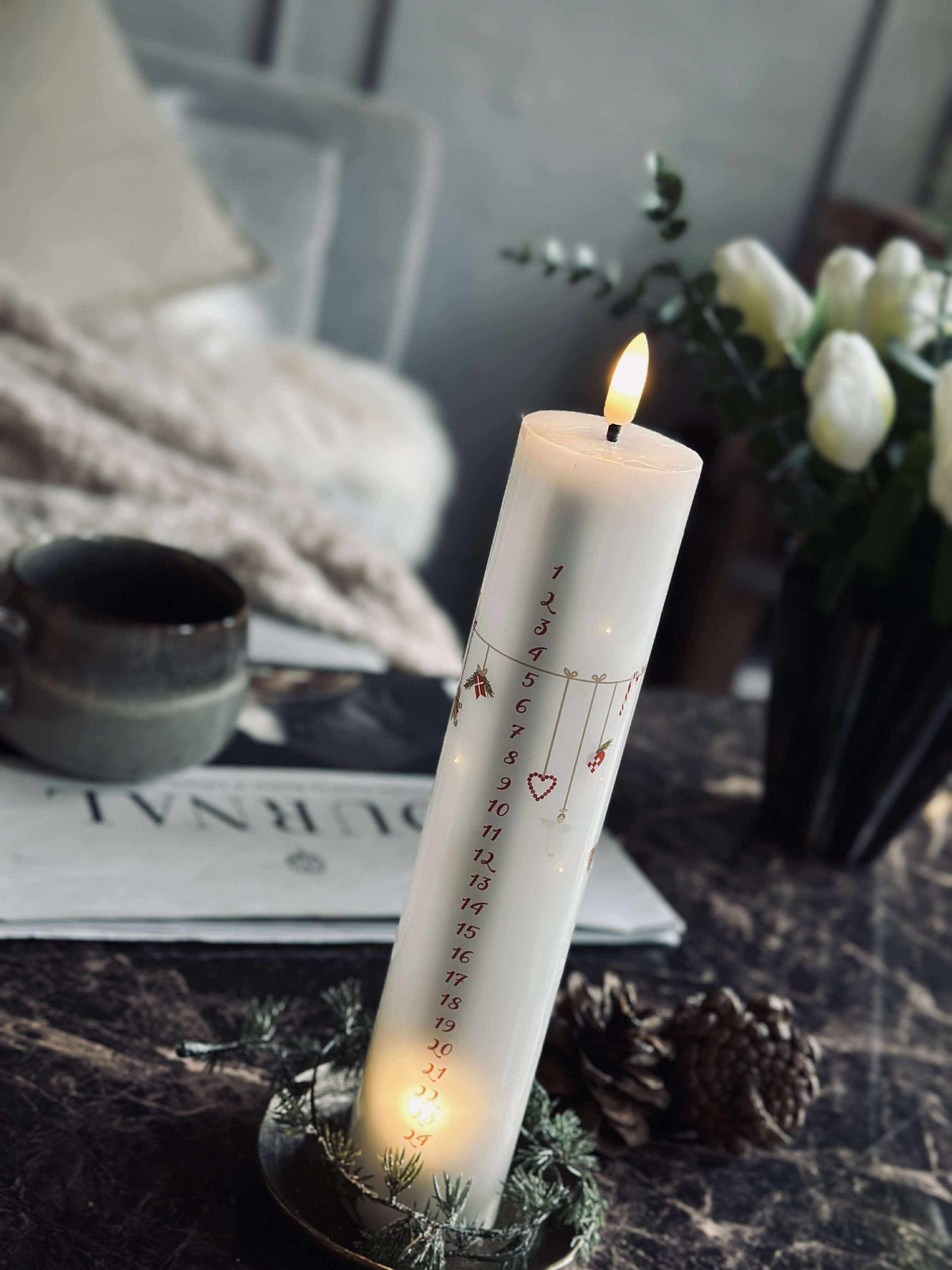 LED Kalenderlys TWINKLE ink fjernbetjening