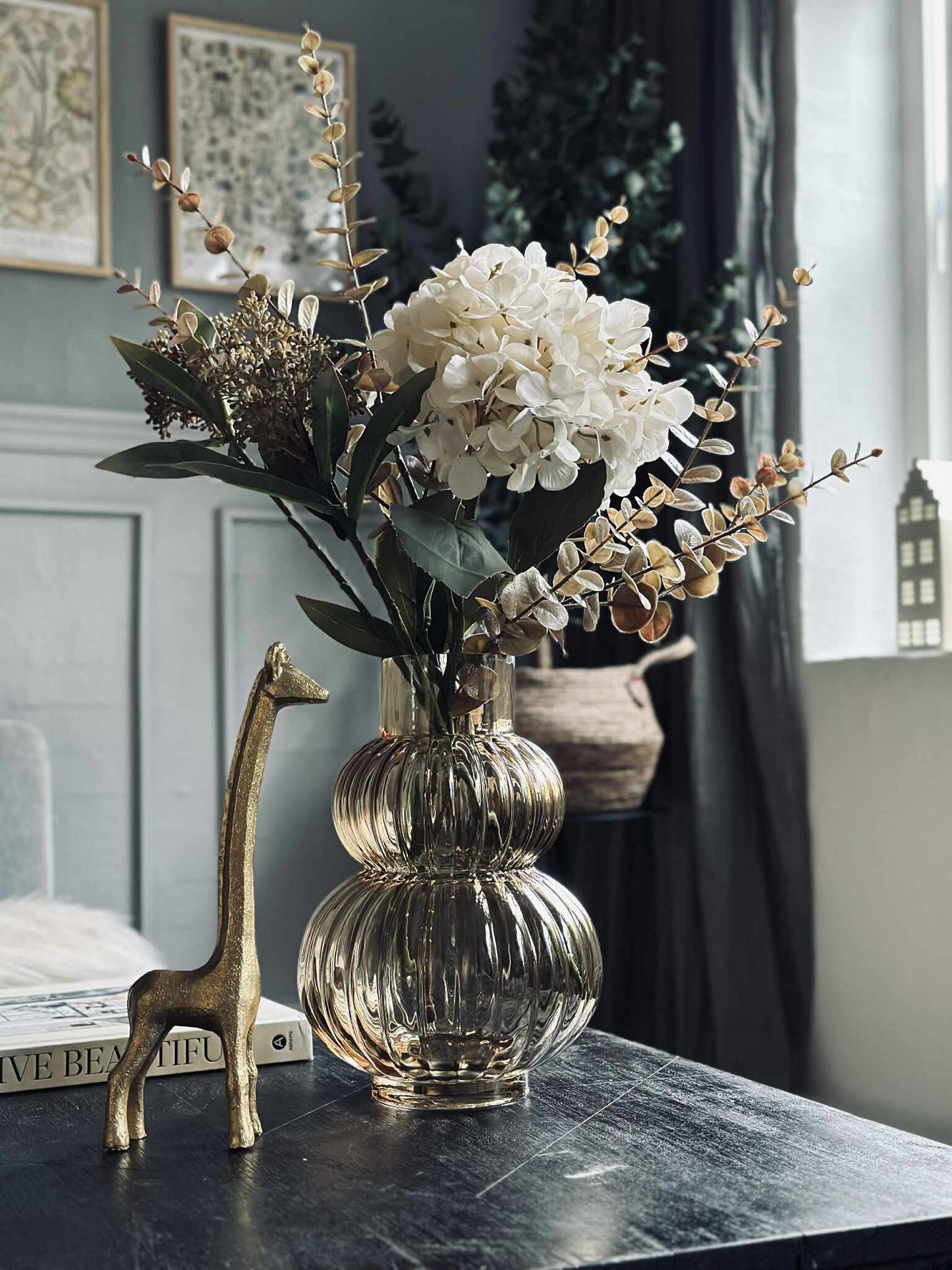 Vase Hanna - Gylden