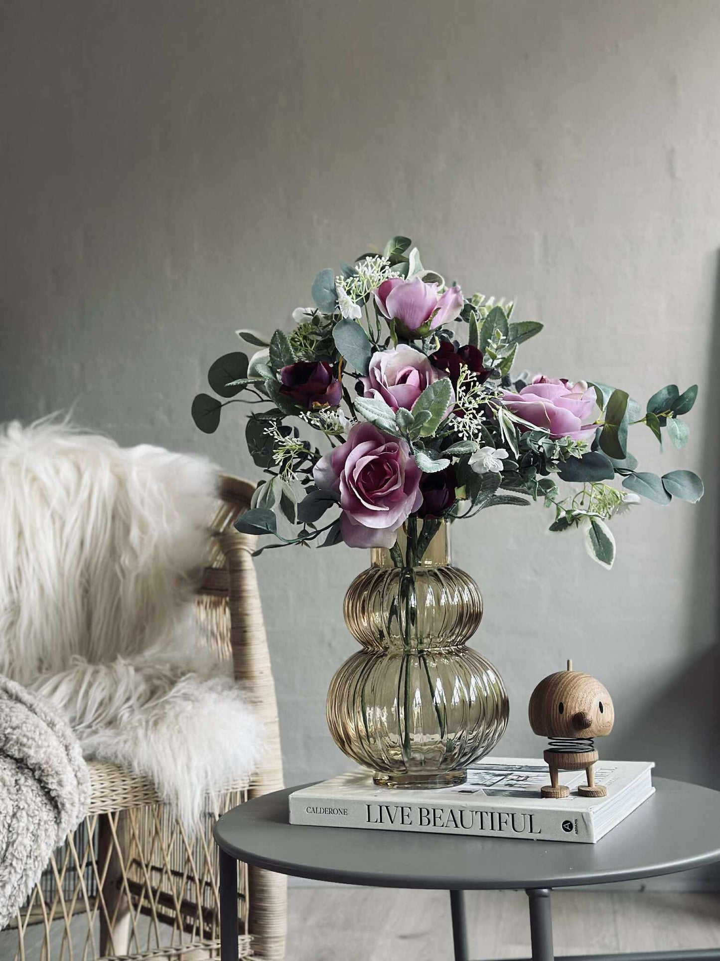 Buket med roser - Pink