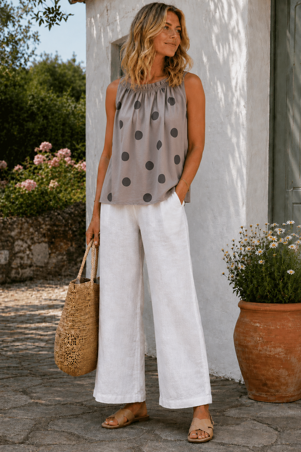 Bluse top Lucina - Fango