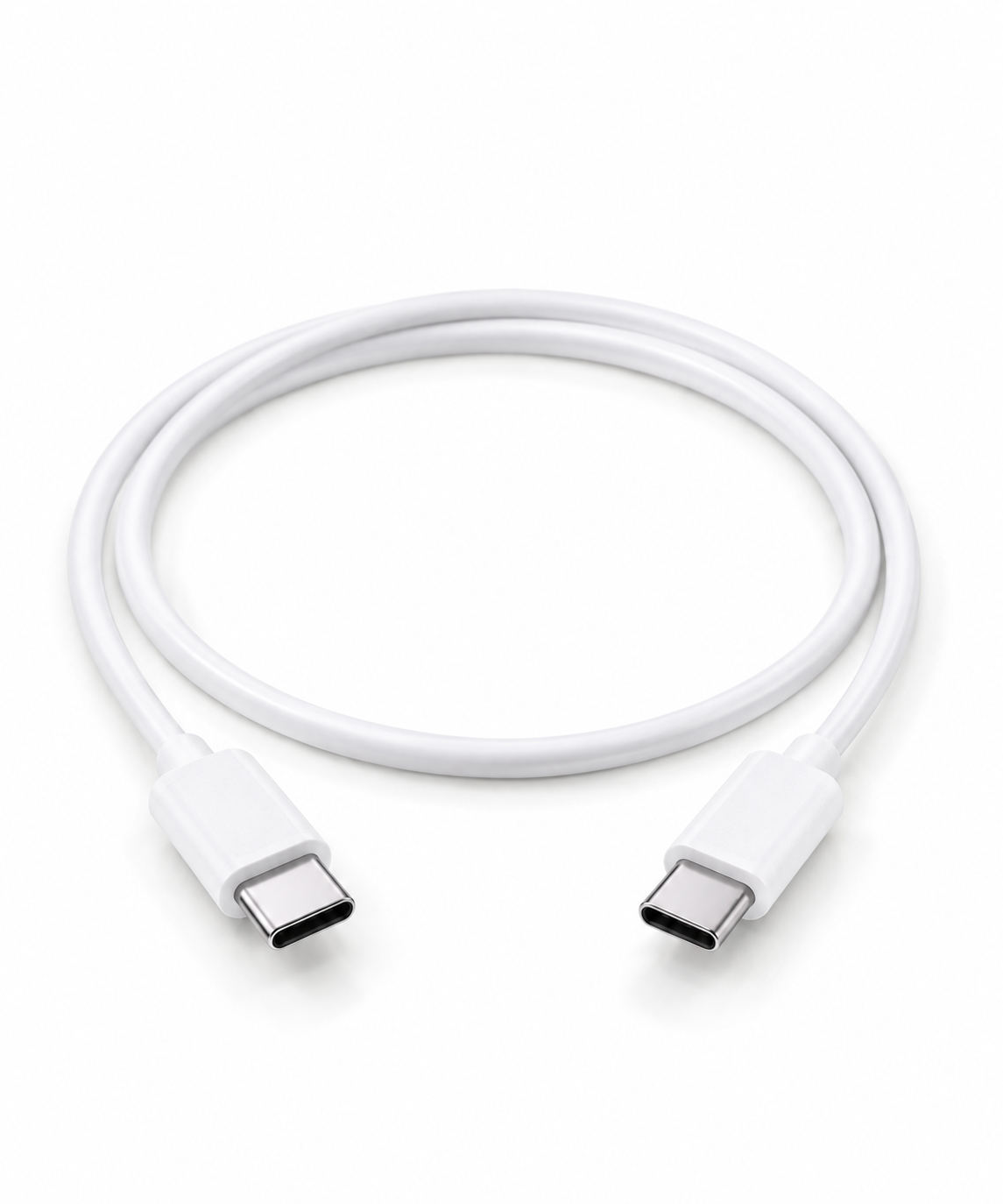 Opladerkabel USB-C til USB-C - 1 m hvid