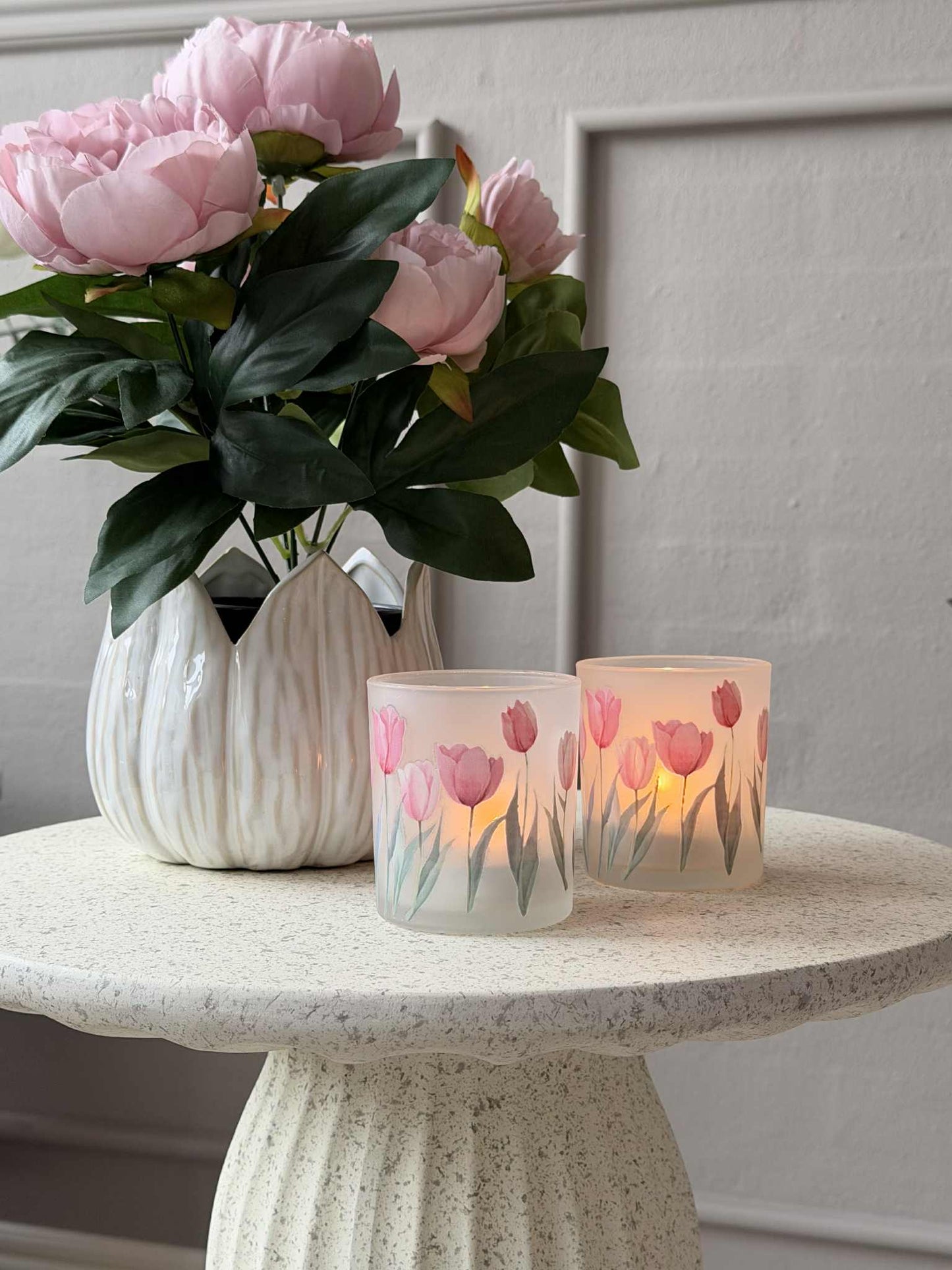 Lysestager Tulipaner 3stk.