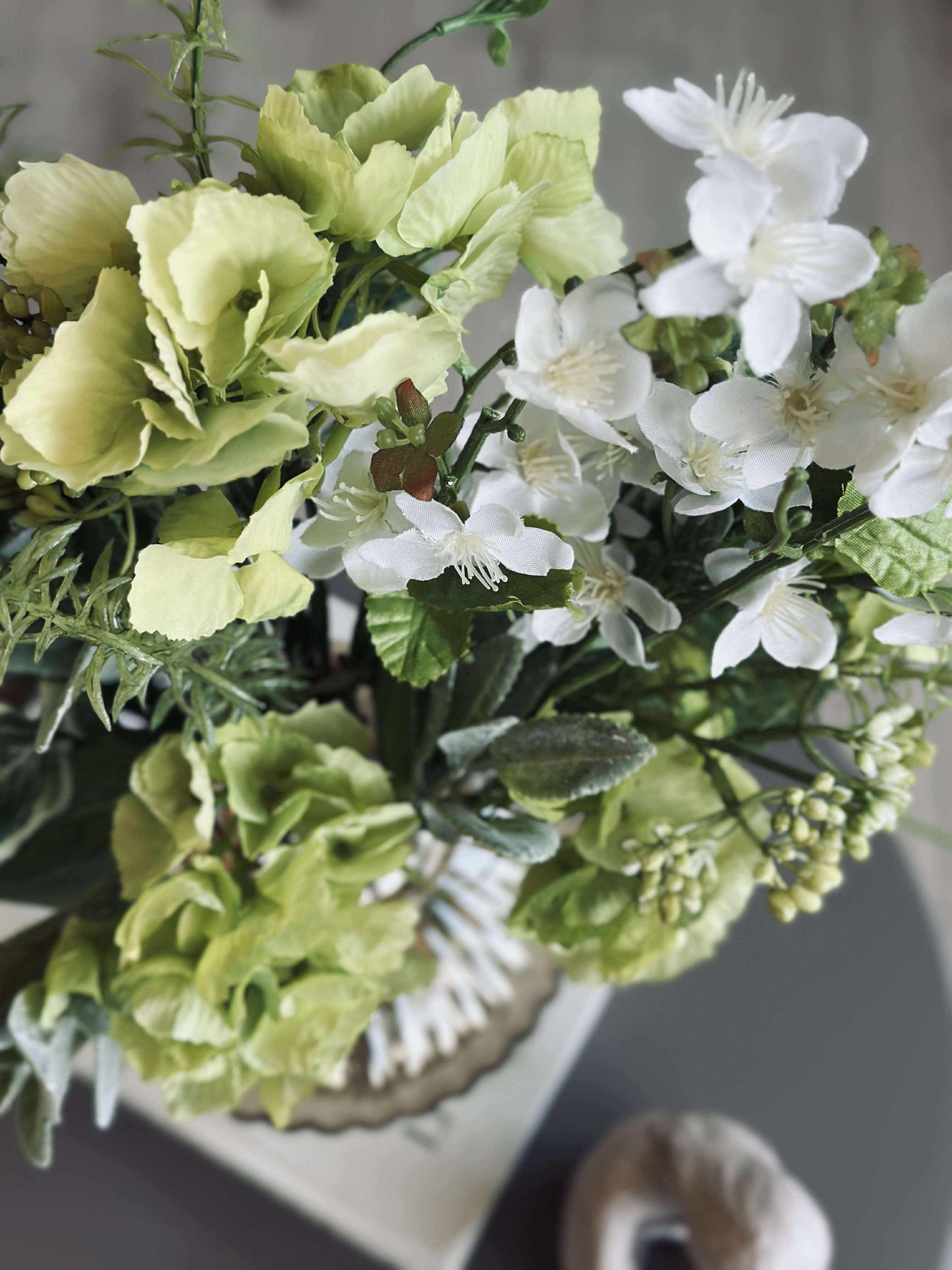 Buket Hortensia - Lime