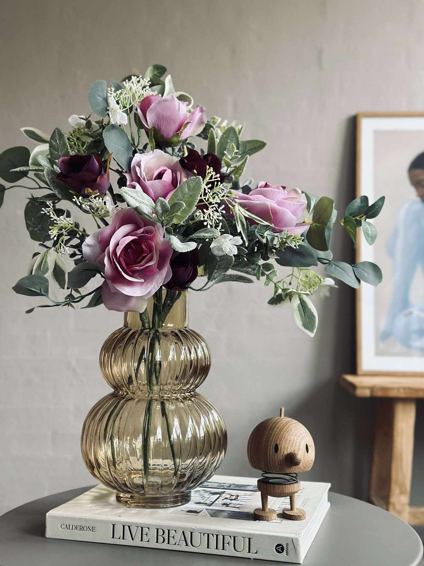 Buket med roser - Pink