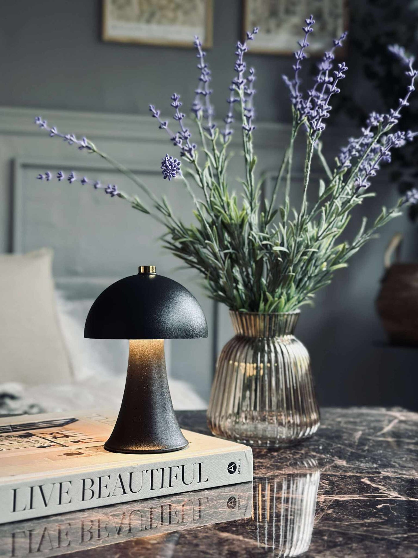 Bordlampe Mini Touch - Sort