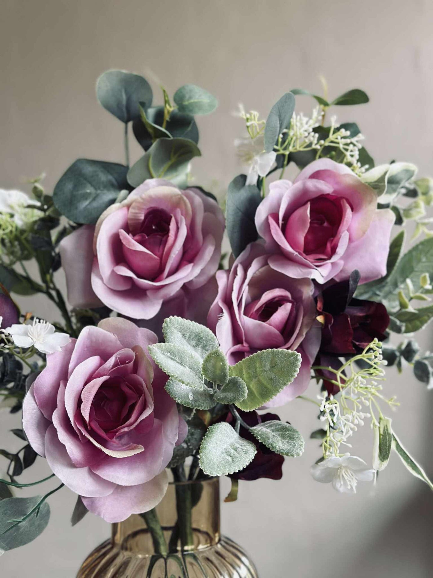 Buket med roser - Pink