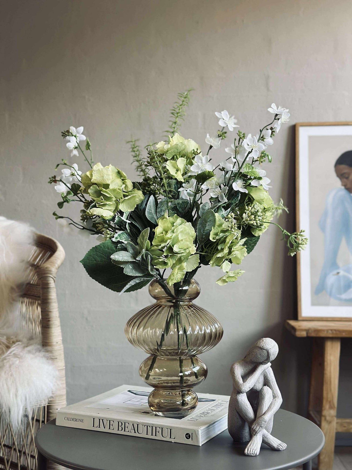 Buket Hortensia - Lime
