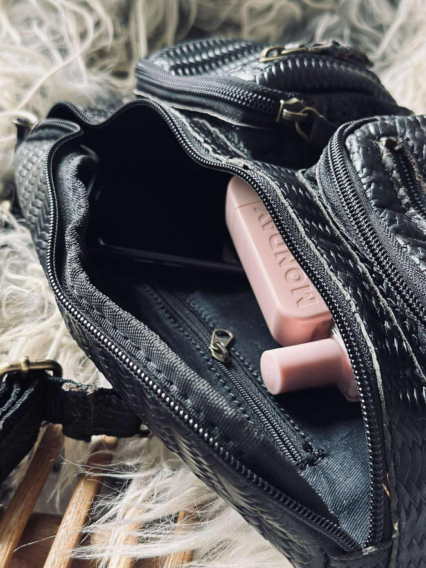 Bumbag Kaya - Sort flet