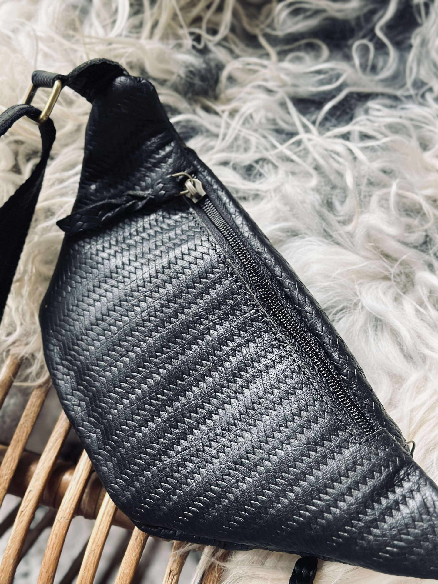Bumbag Tasha - Sort flet