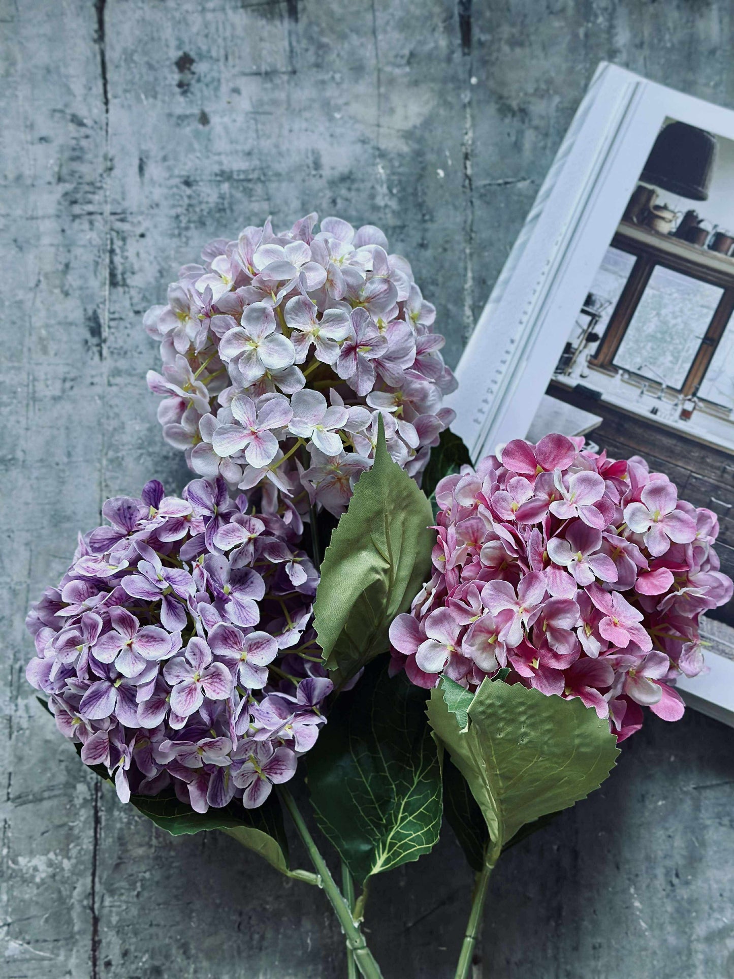 Buket - Hortensia Pink / Lilla