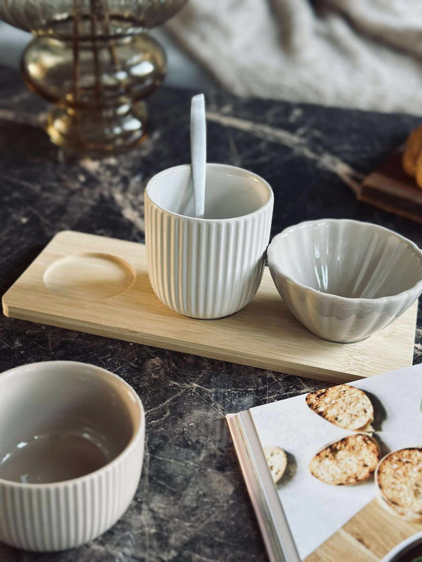 Tapas - 3 skåle og fad