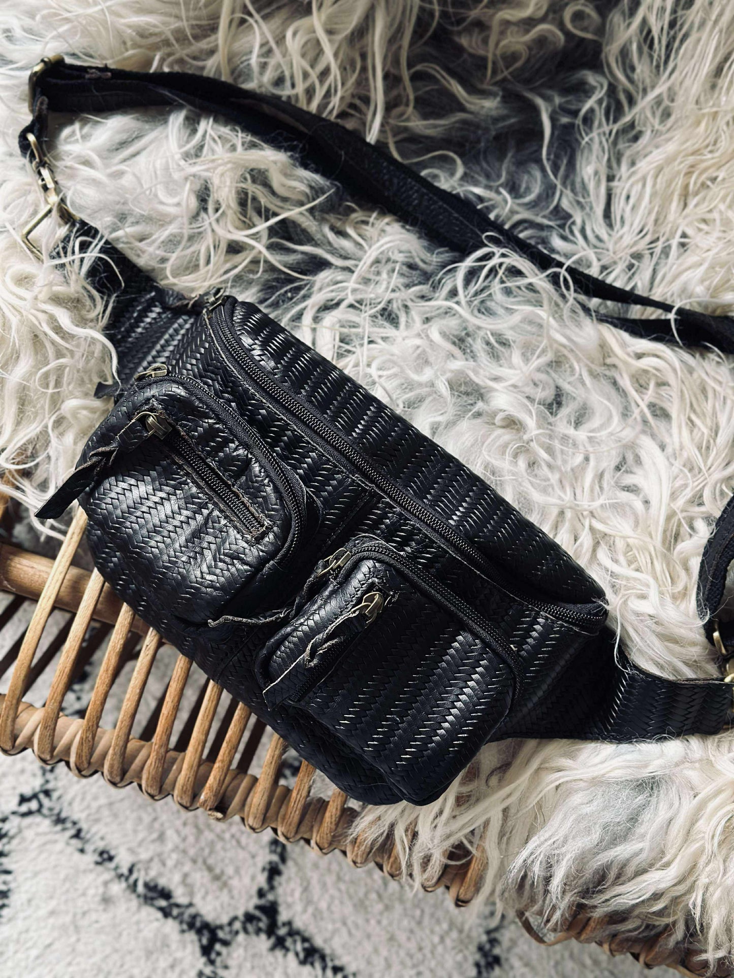 Bumbag Kaya - Sort flet