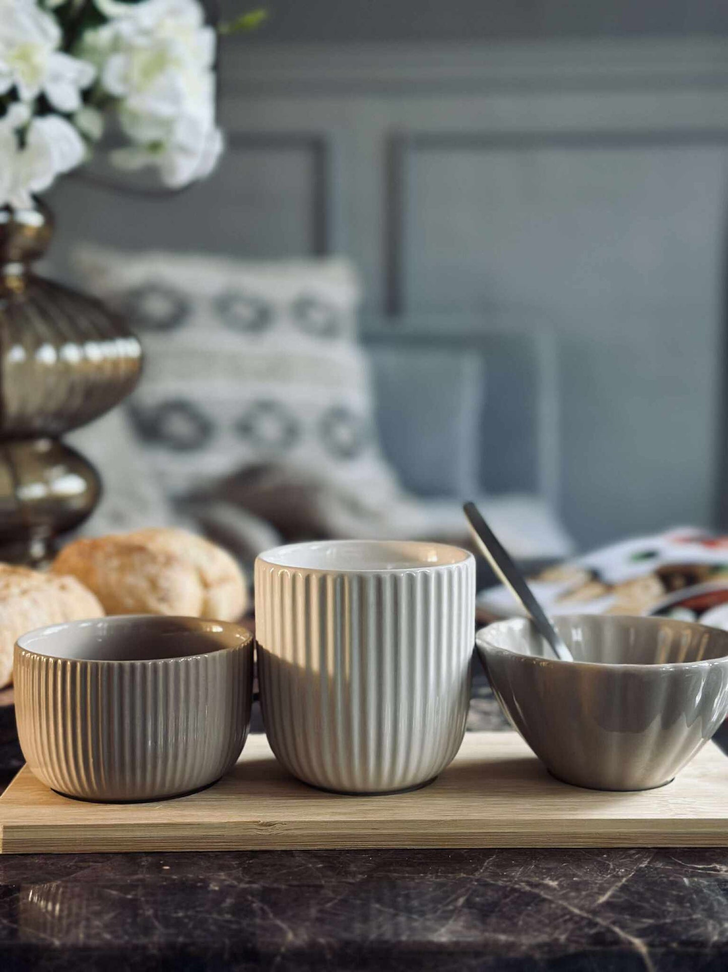 Tapas - 3 skåle og fad