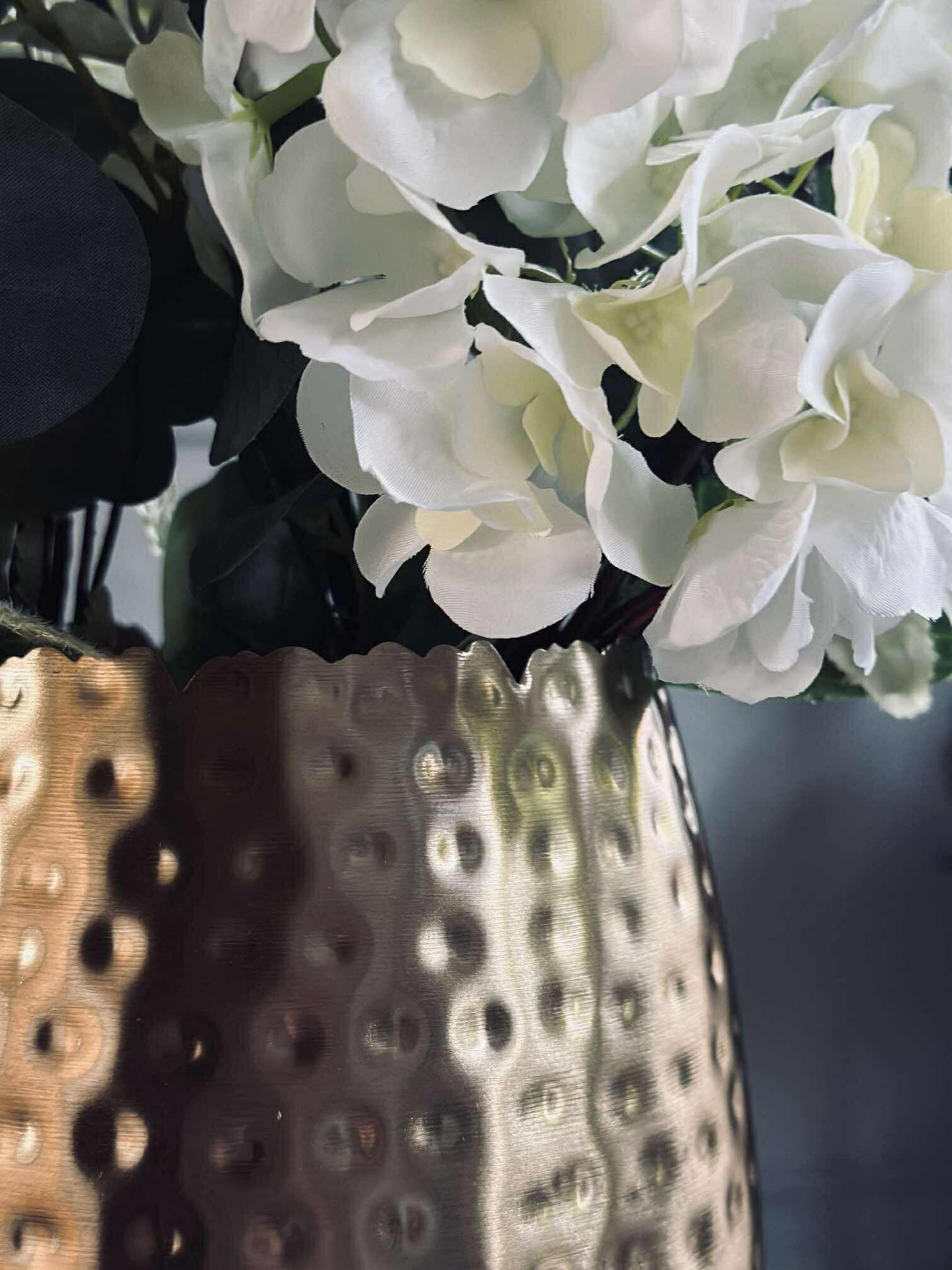 Vase Golden metal
