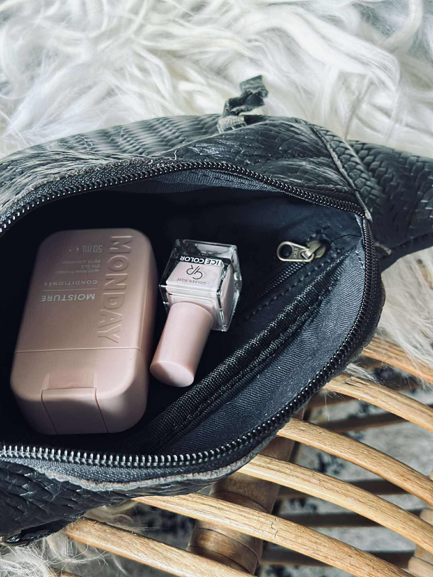 Bumbag Tasha - Sort flet