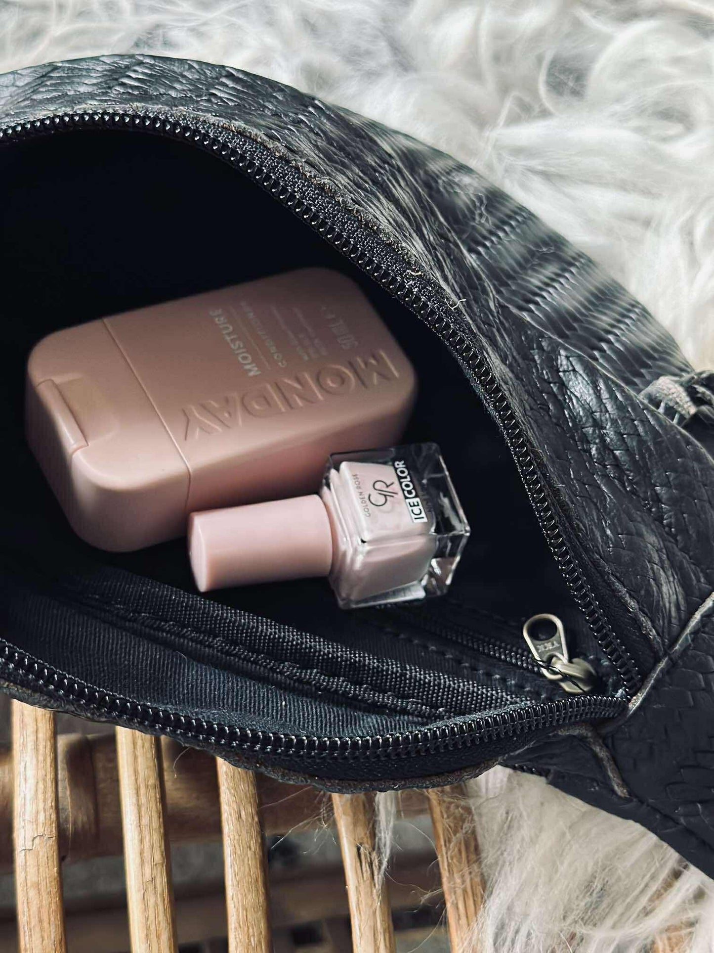 Bumbag Tasha - Sort flet