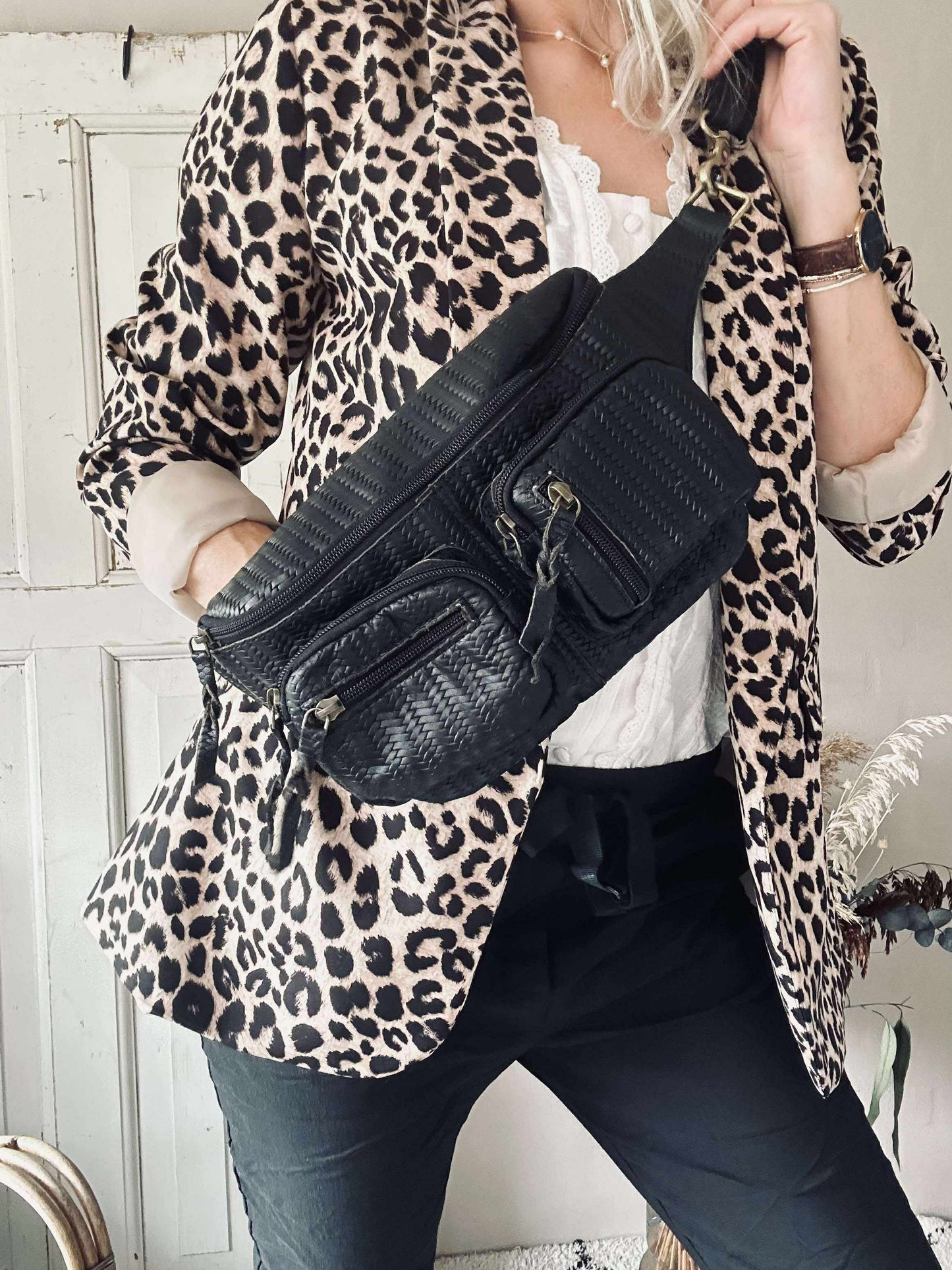 Bumbag Kaya - Sort flet