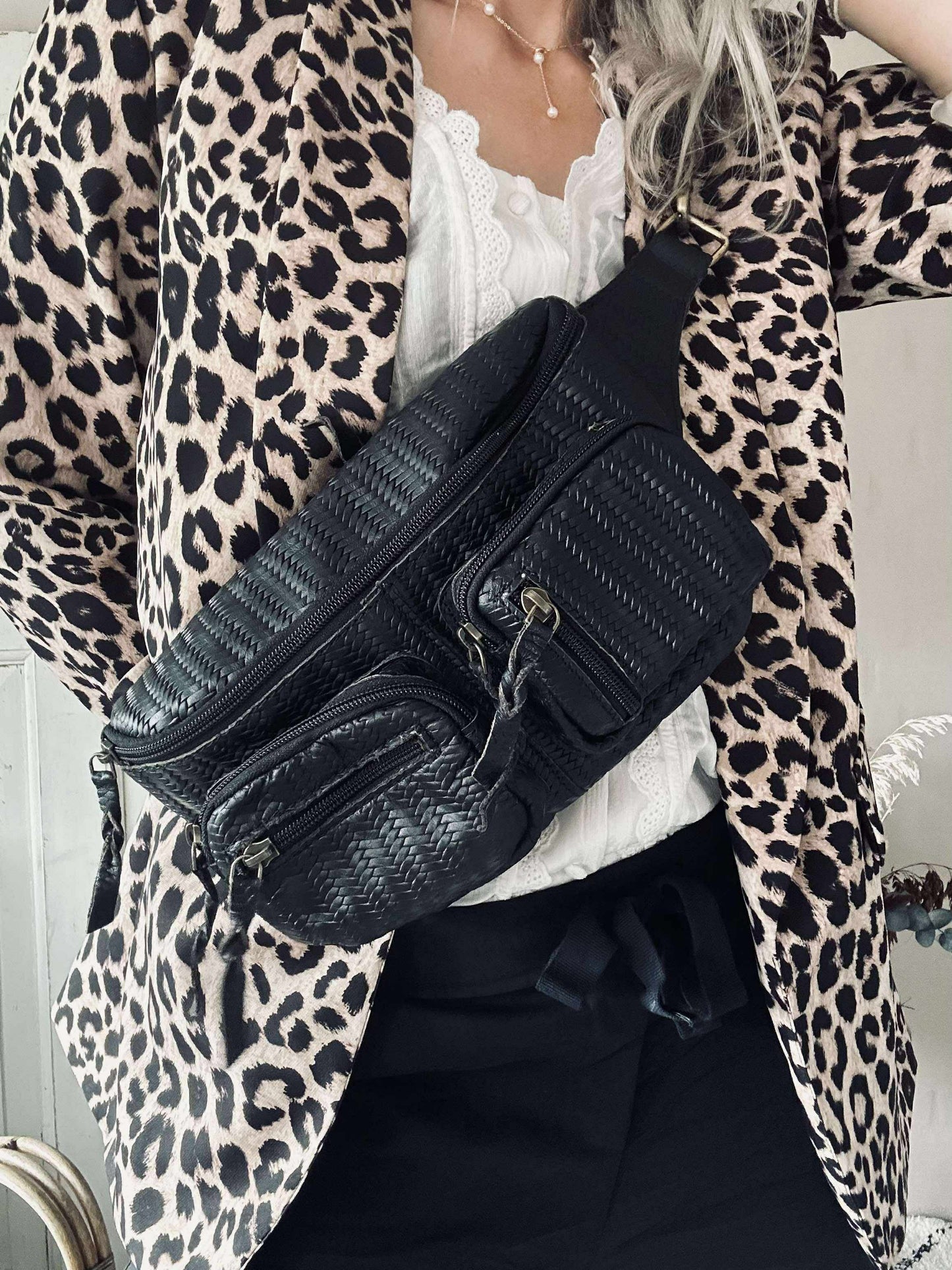 Bumbag Kaya - Sort flet