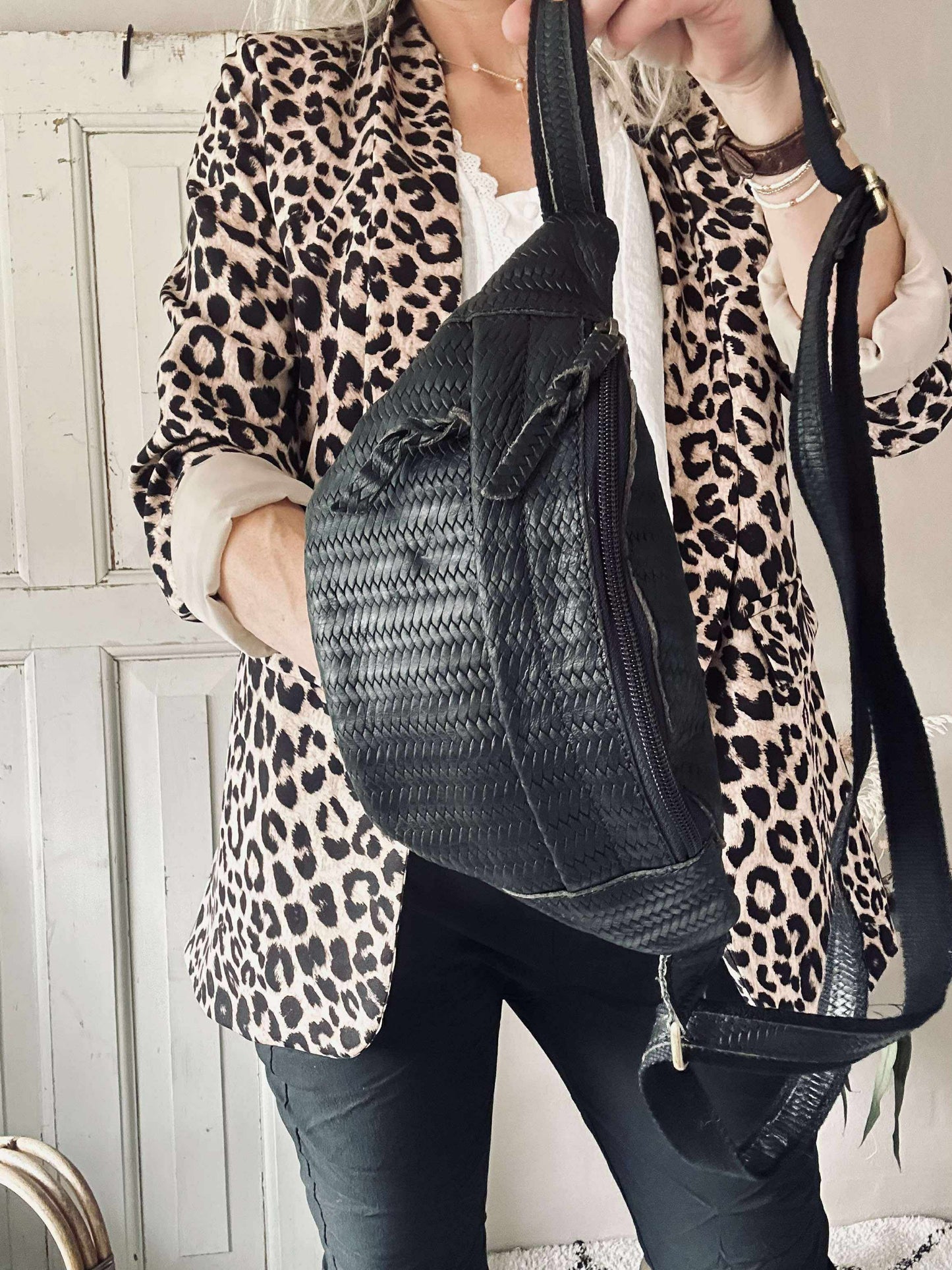 Bumbag Tasha - Sort flet