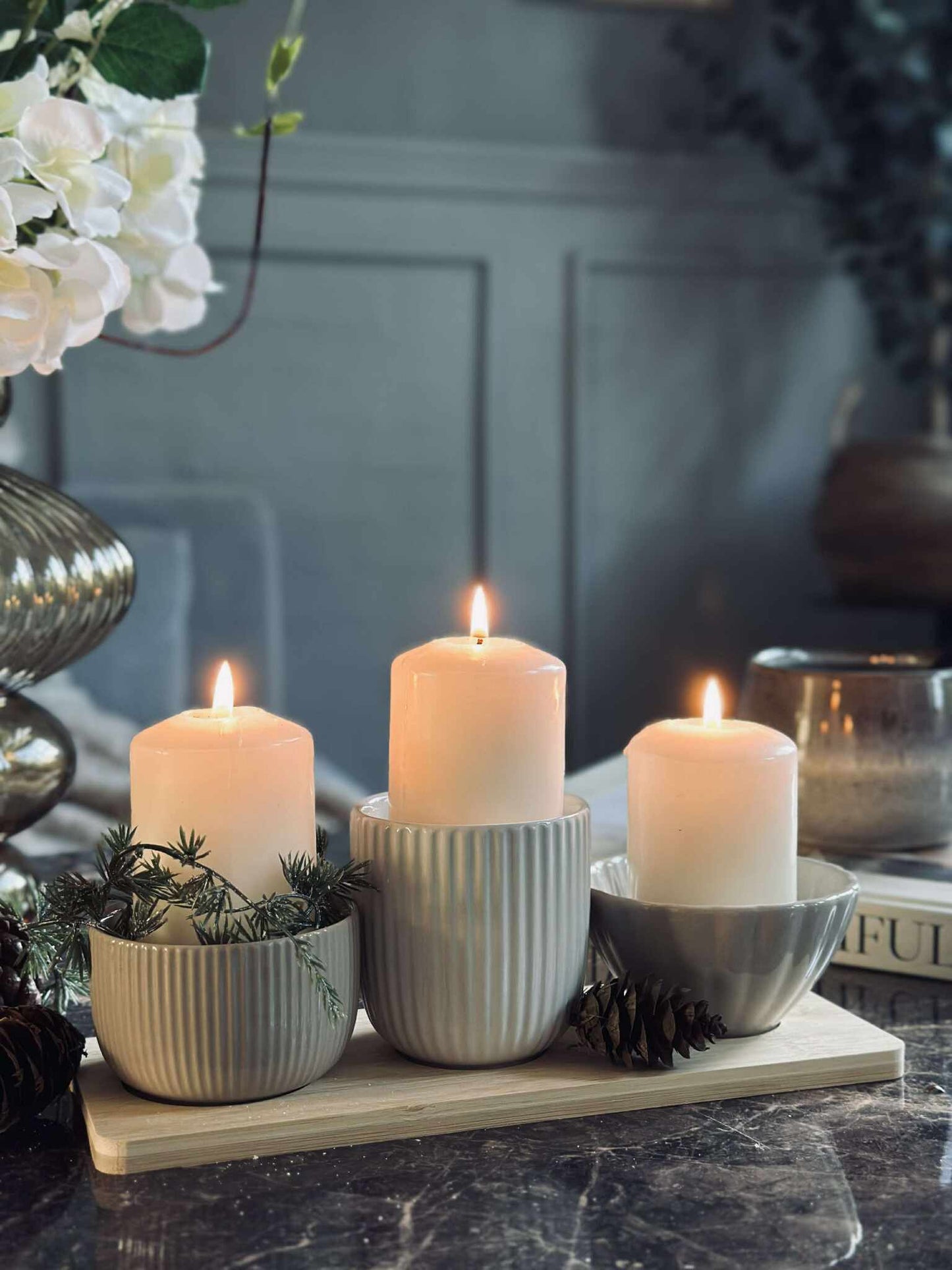 Tapas - 3 skåle og fad