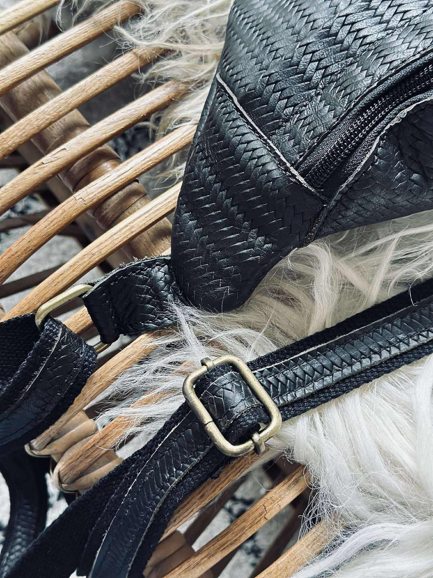 Bumbag Tasha - Sort flet