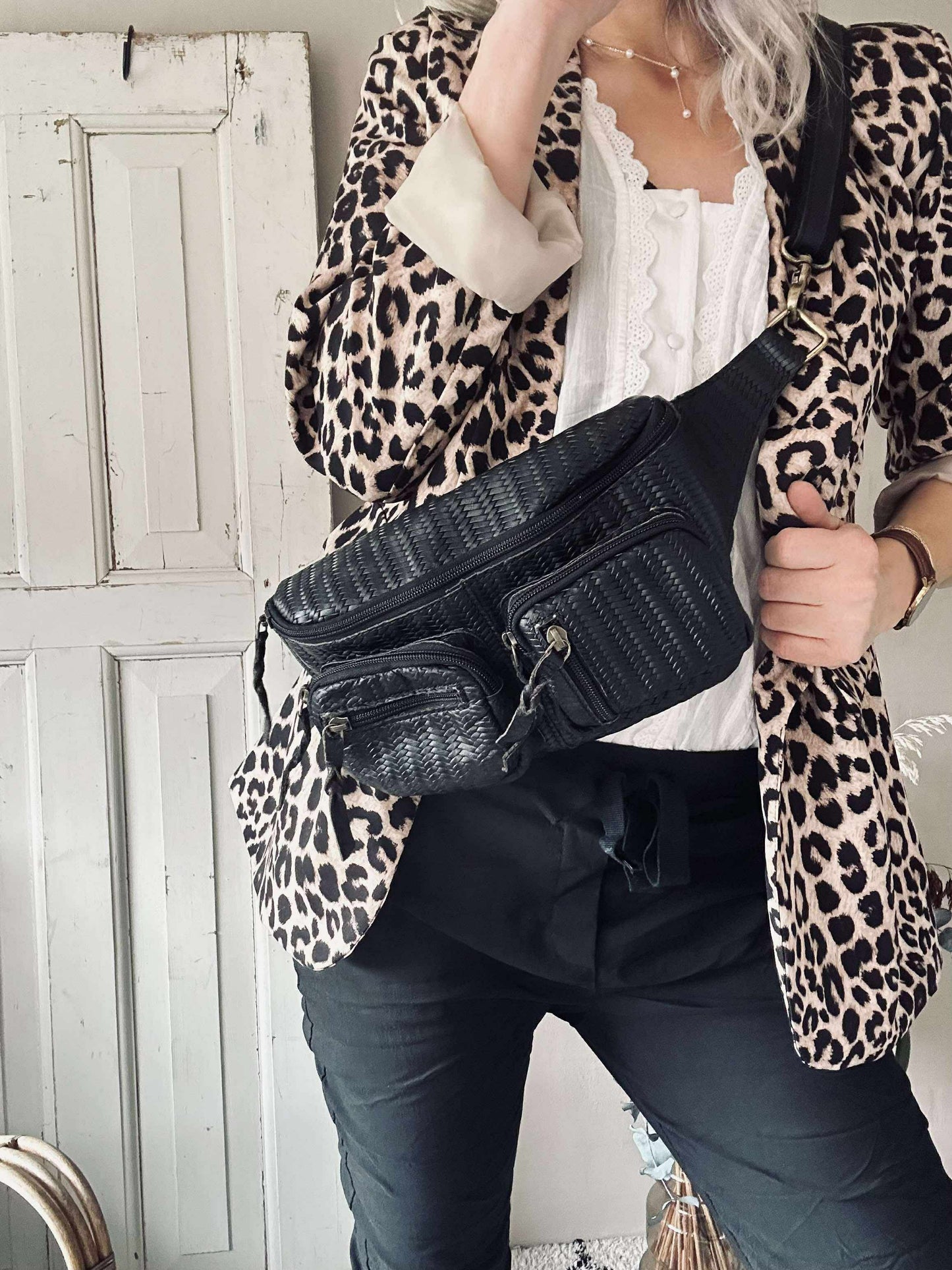 Bumbag Kaya - Sort flet
