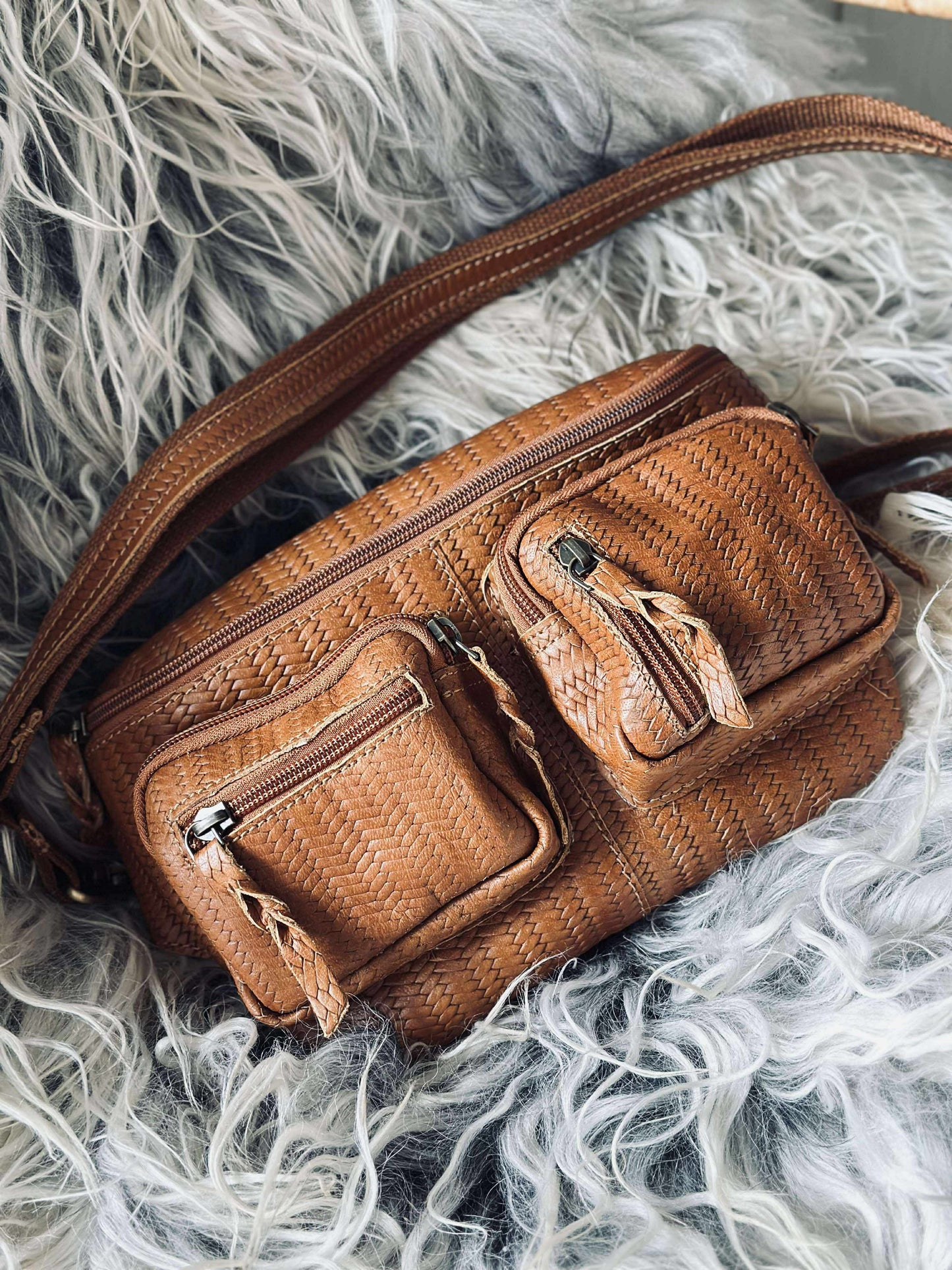 Bumbag Kaya - Cognac flet
