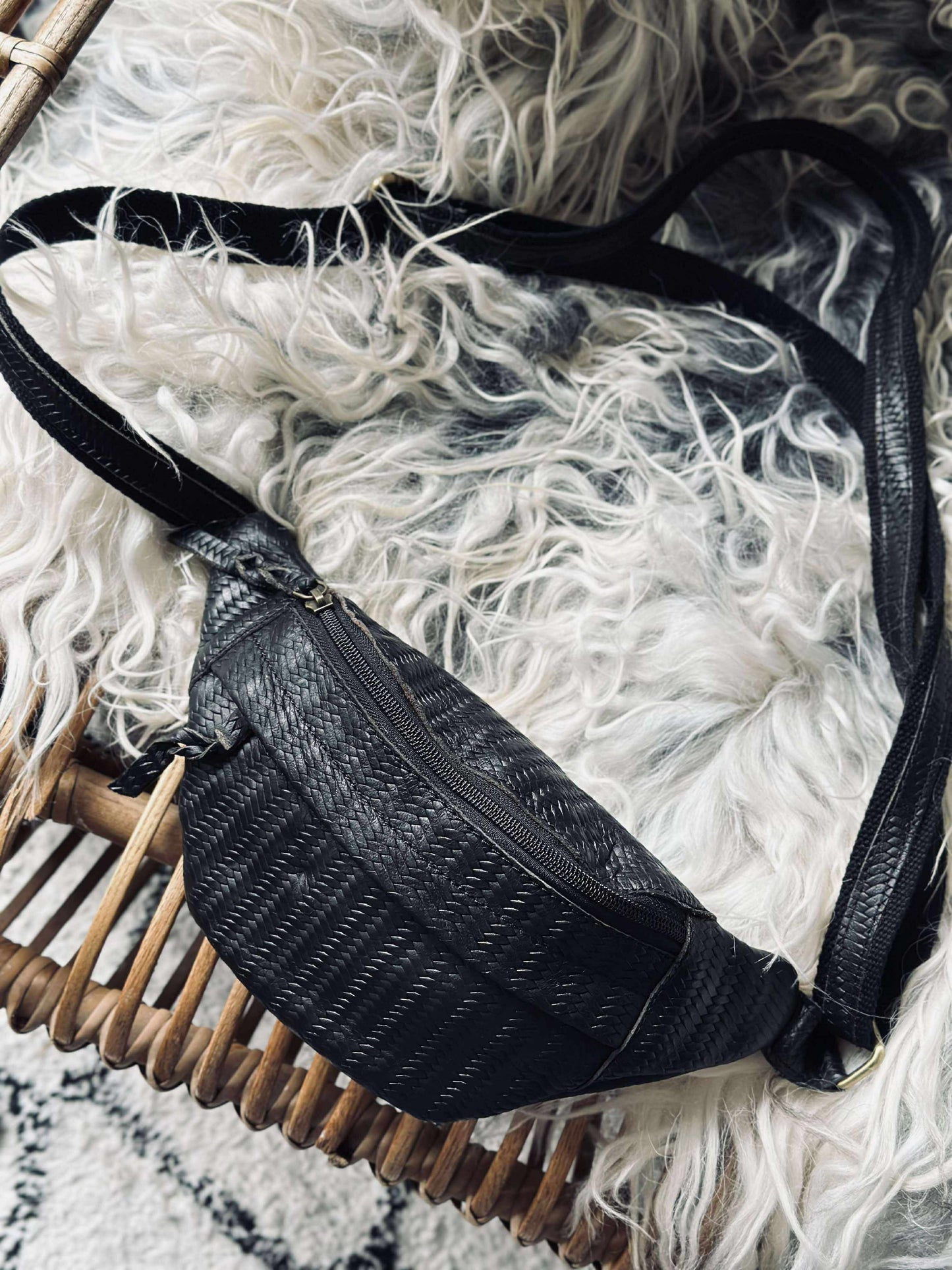 Bumbag Tasha - Sort flet