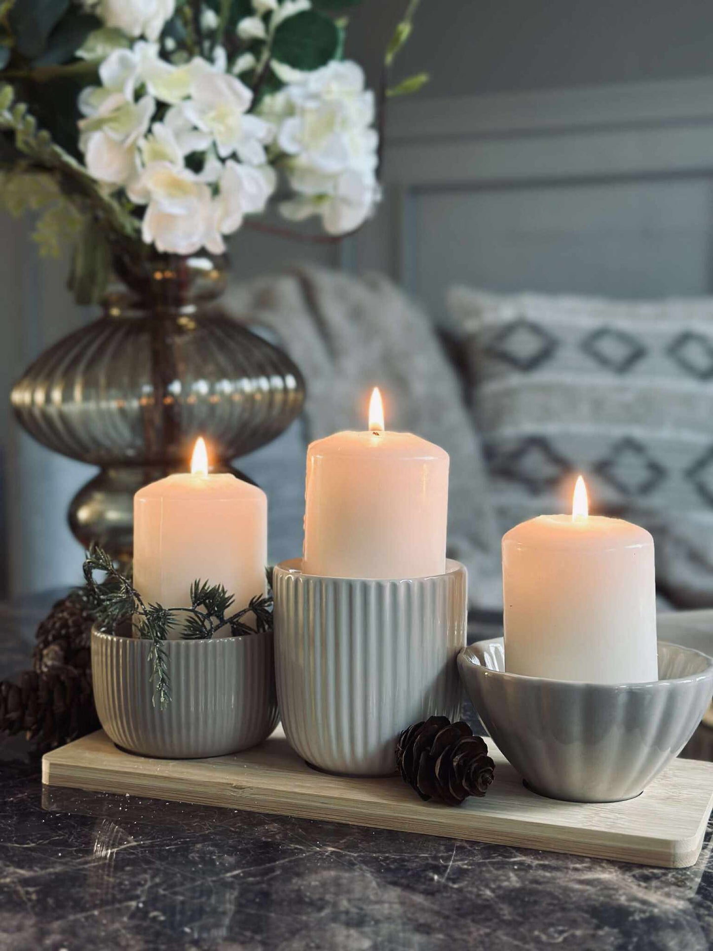 Tapas - 3 skåle og fad